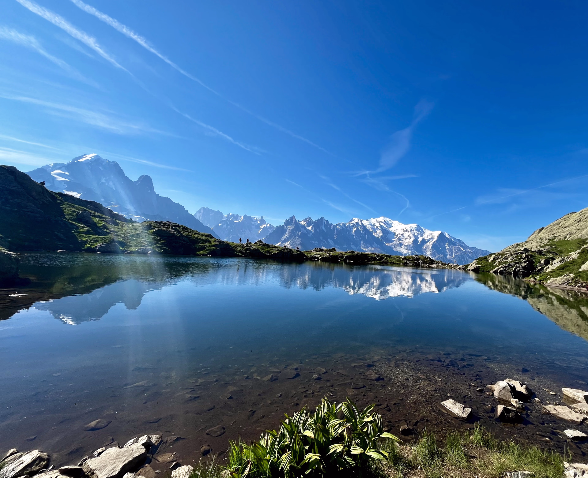 Photo trekking dans les Alpes
