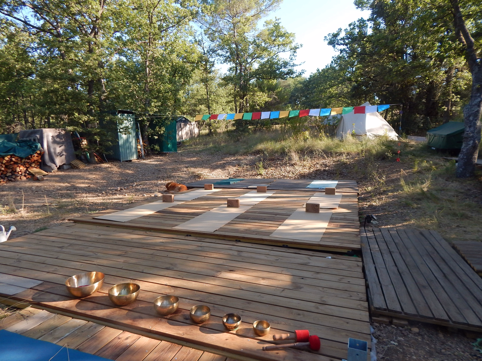 Yoga et découverte du Verdon, pension complète végétarienne.