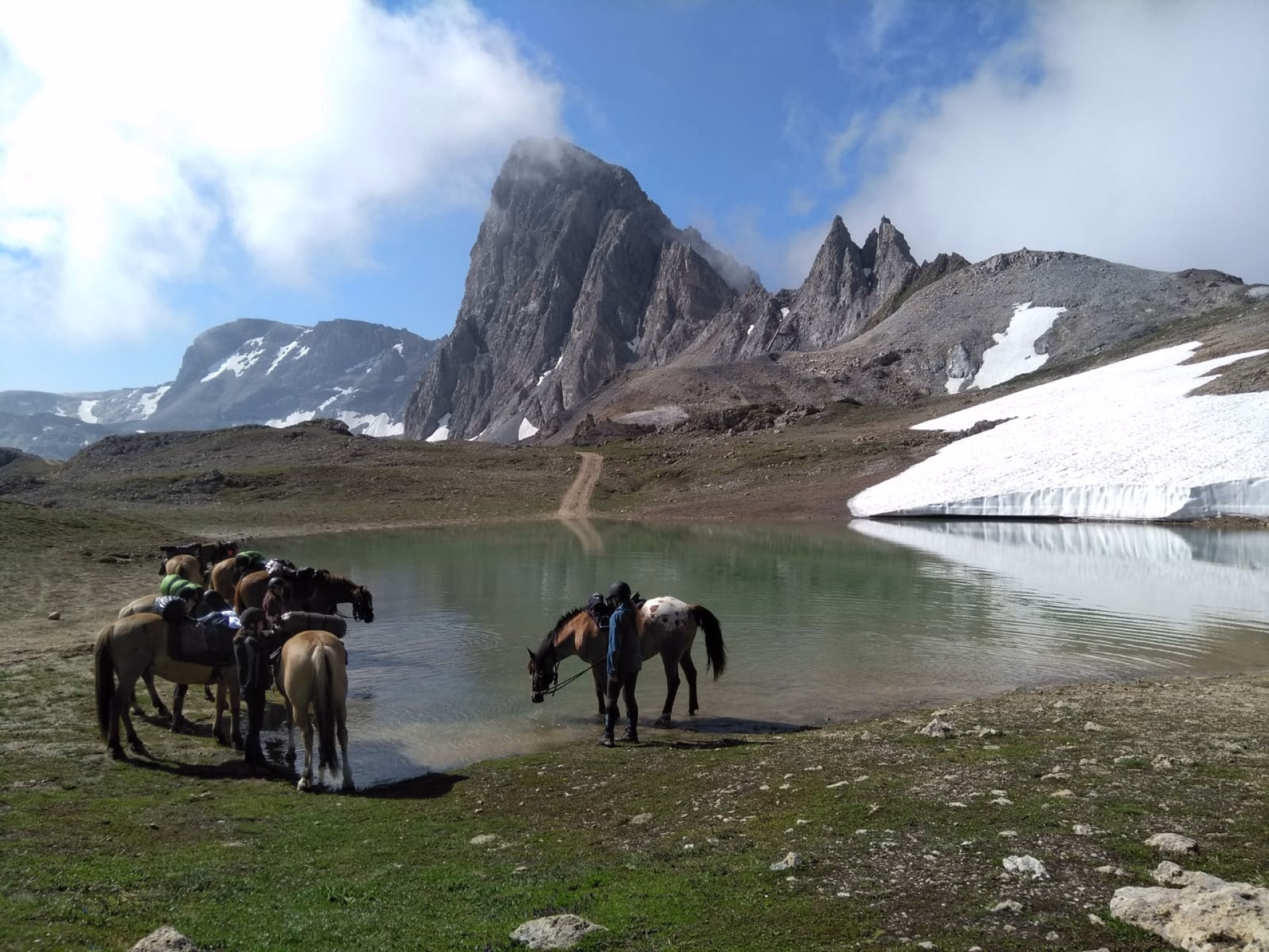 Randonnée équestre en Vanoise et nuits en refuge