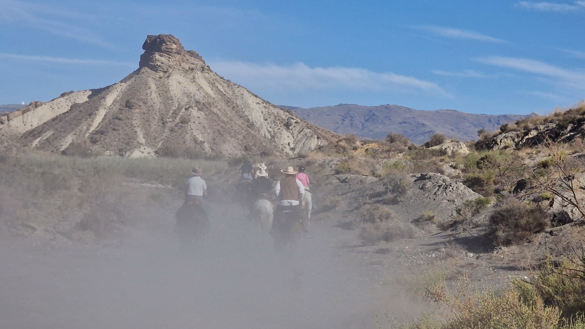 Randonnée équestre dans le désert de Tabernas