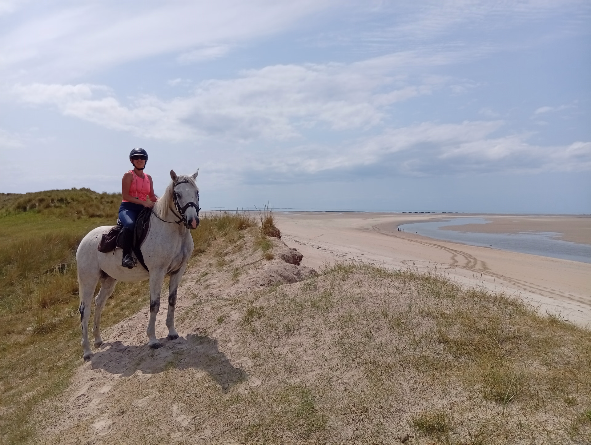 Randonnée à cheval vers les plages de la Vanlée