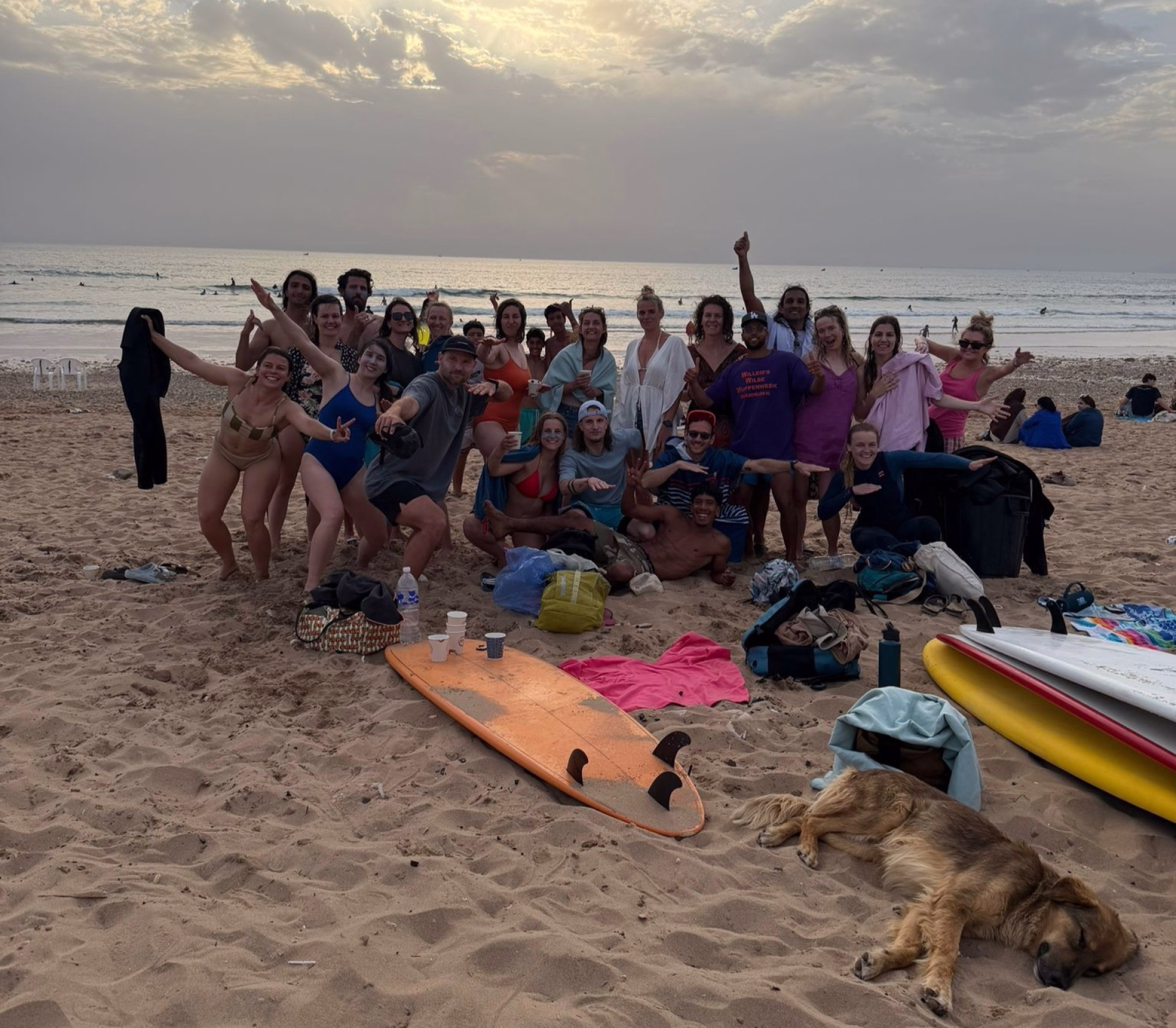 6 jours Surf & Yoga à Tamraght au cœur de la baie de Taghazout