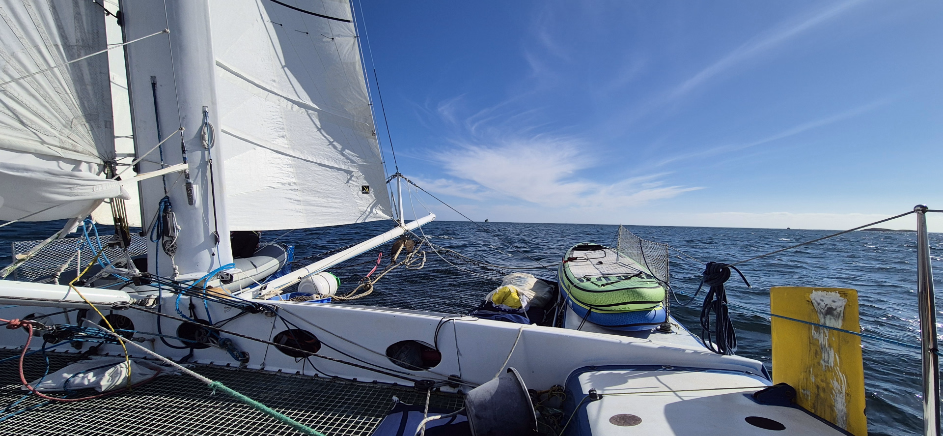 Photo d'un catamaran en Bretagne