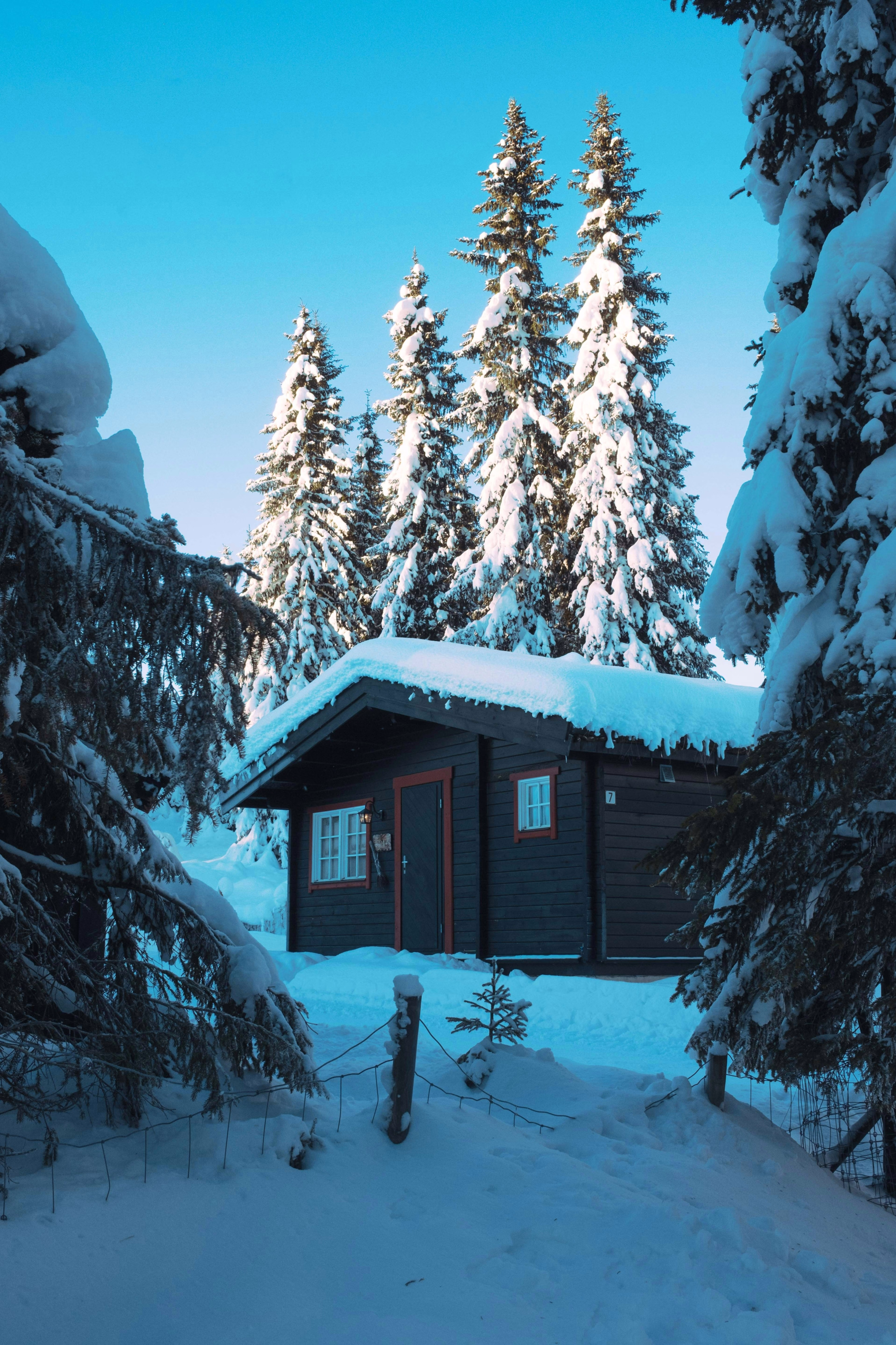 Le sud de la Norvège en hiver