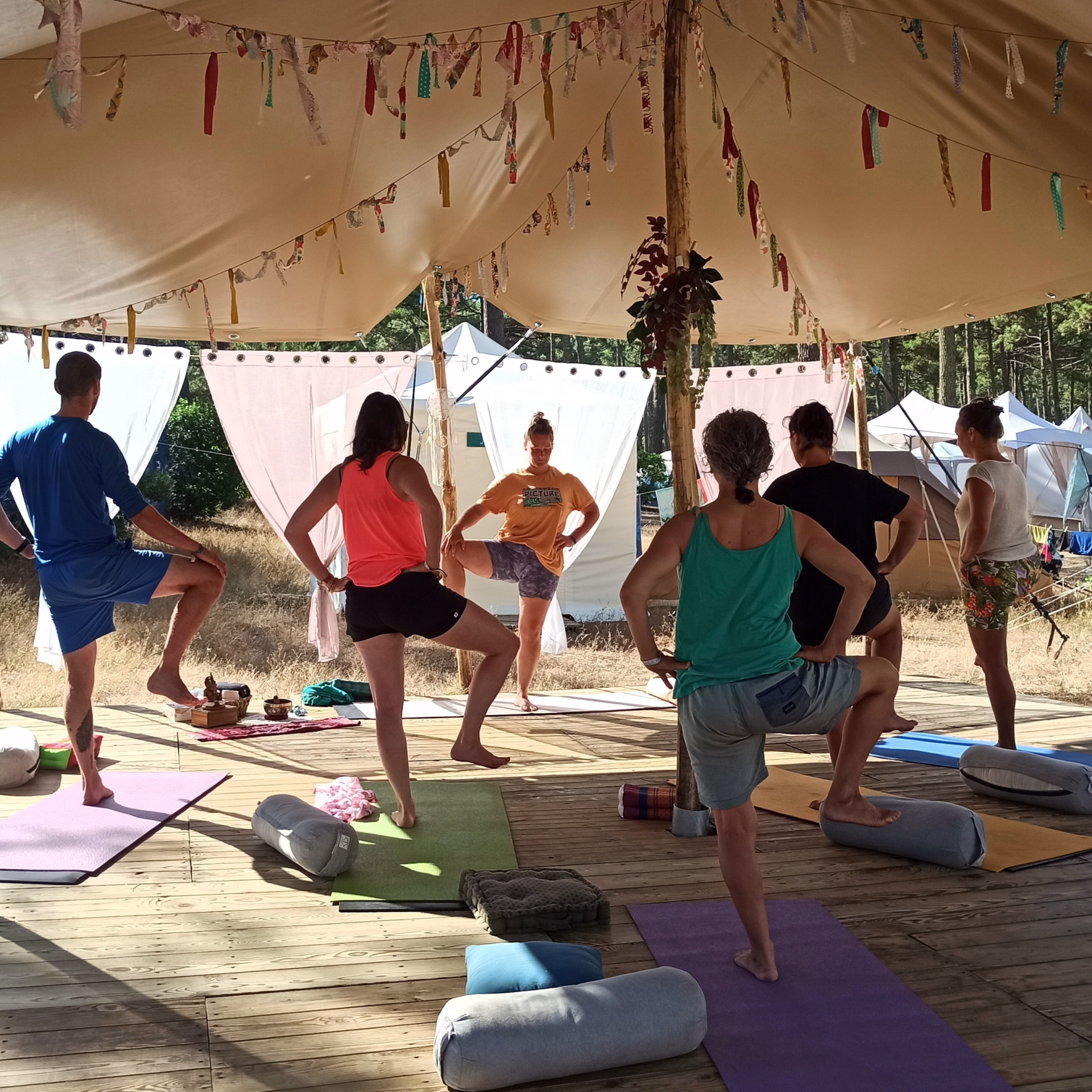 Surf & Yoga sous le soleil du Porge Océan