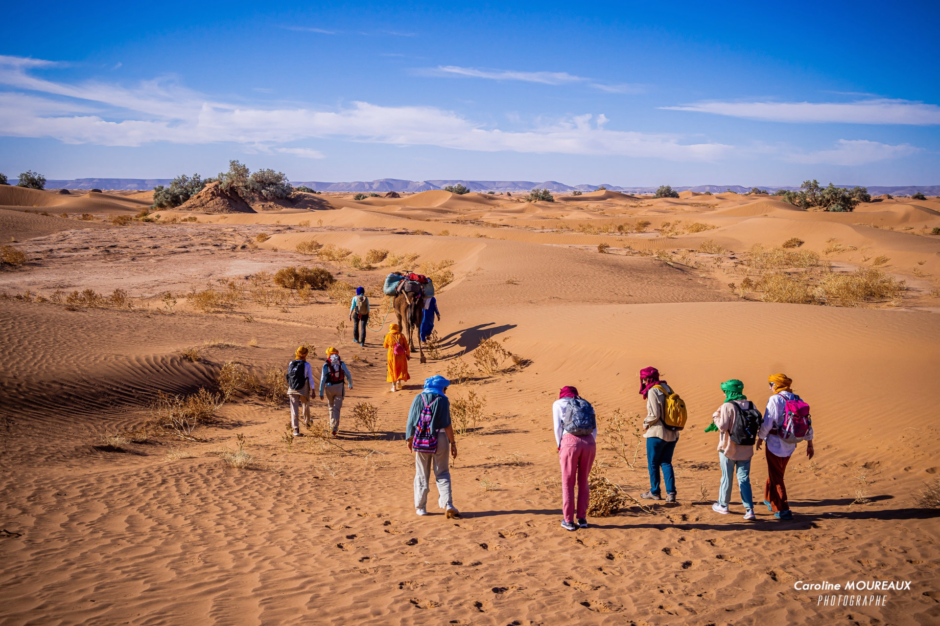 Voyage marche et yoga au cœur du Sahara