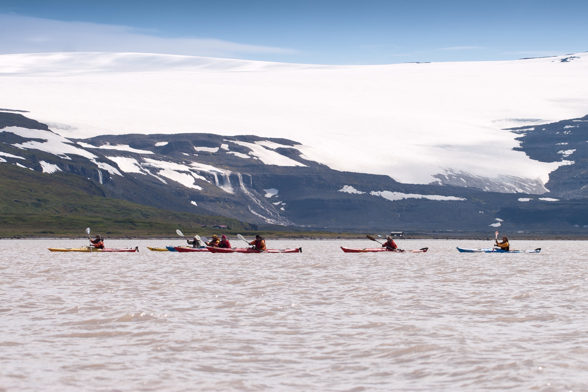 Pagayer en pleine nature en Kayak de mer à Hornstrandir