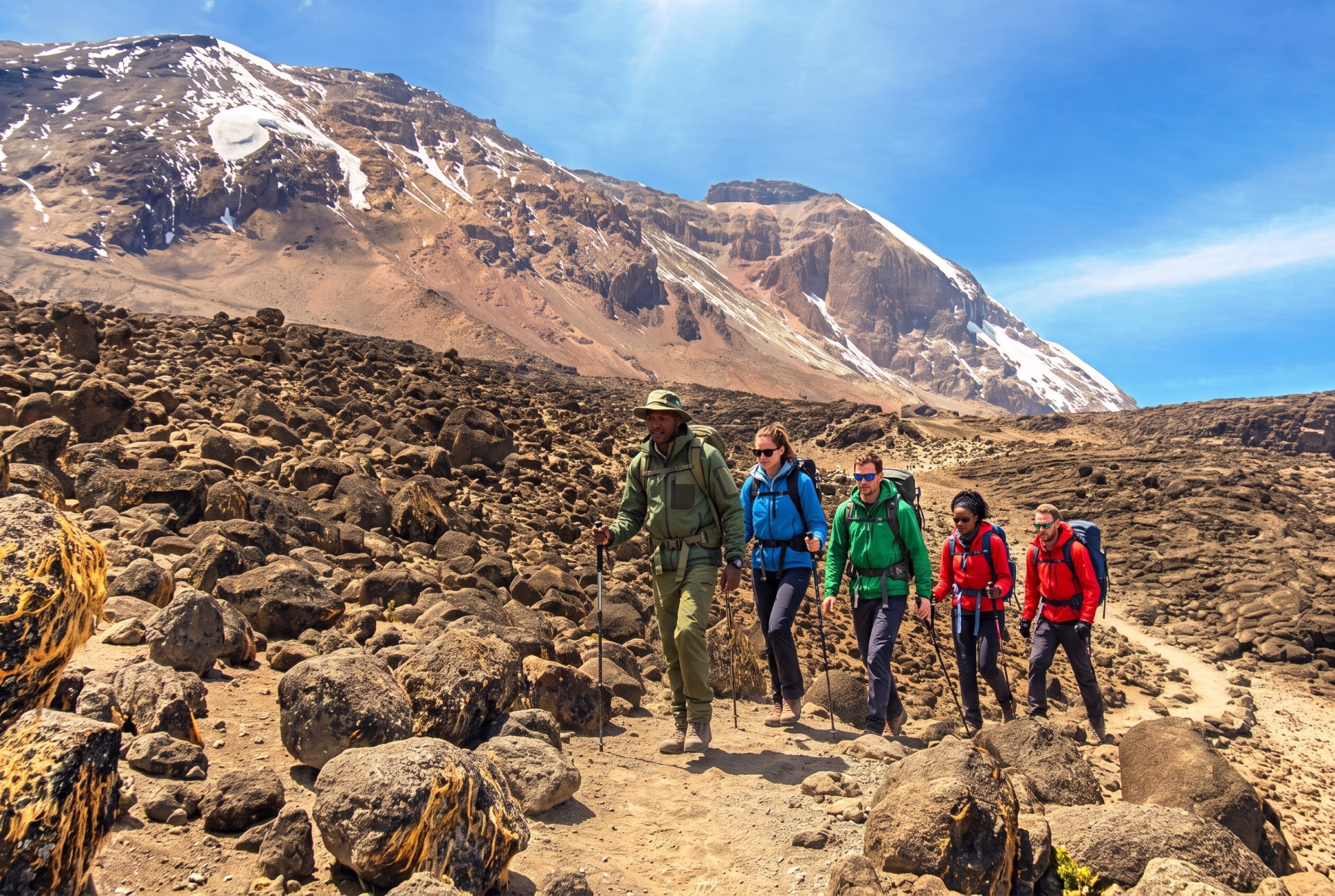 Le Kilimandjaro via la route Machame sur 7 jours
