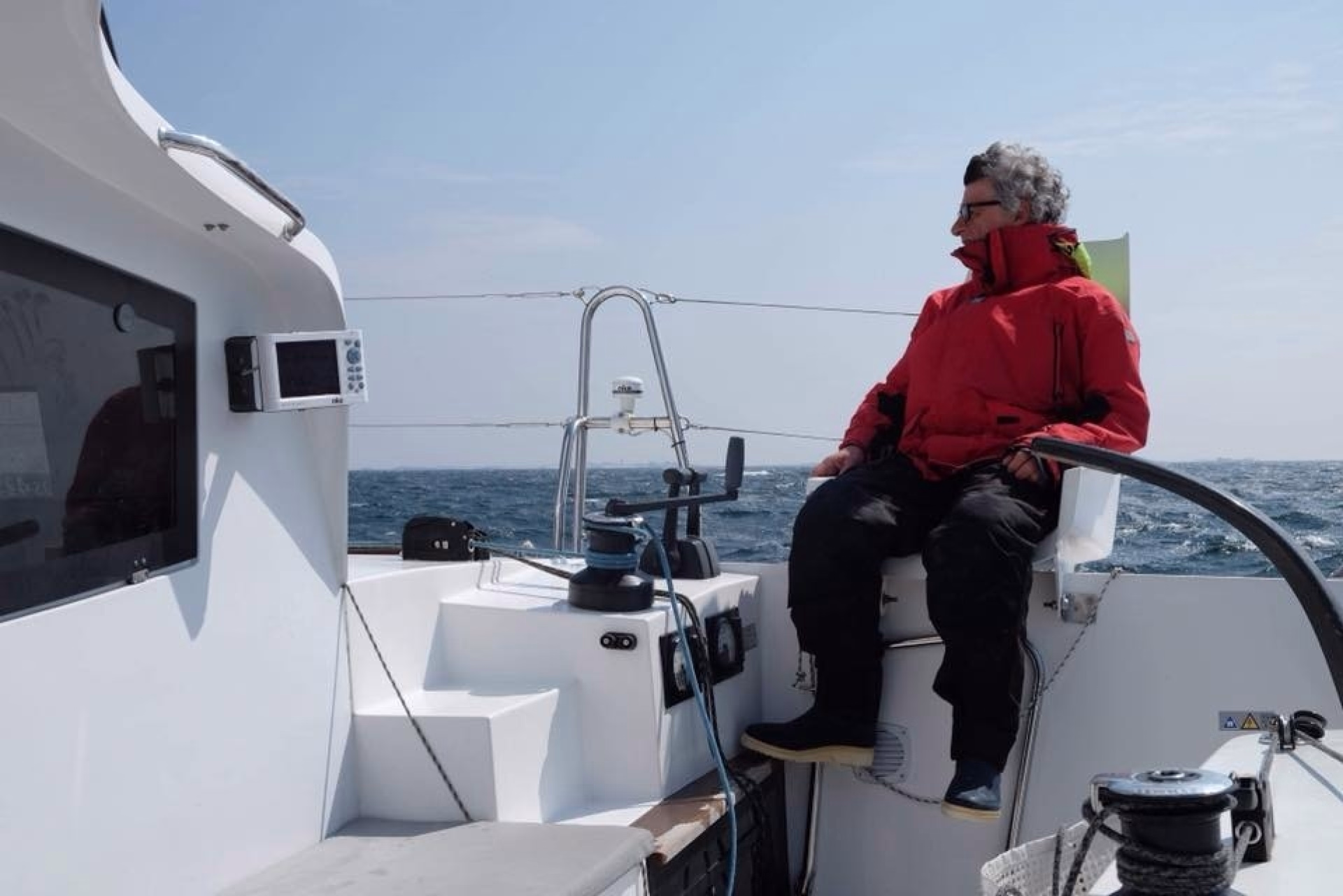Stage de voile sur catamaran performant au départ de Bretagne