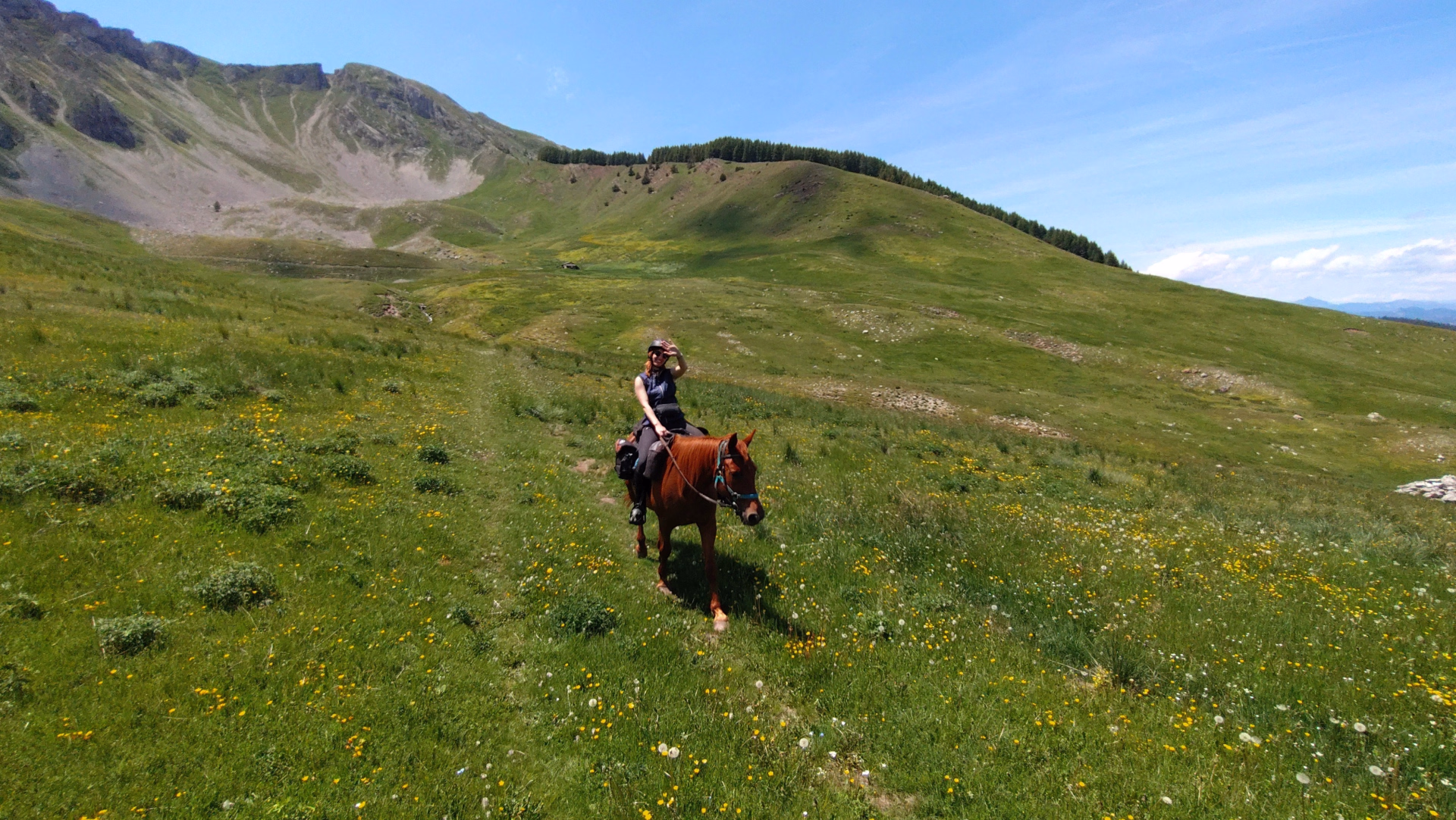 Tour des Monges à cheval