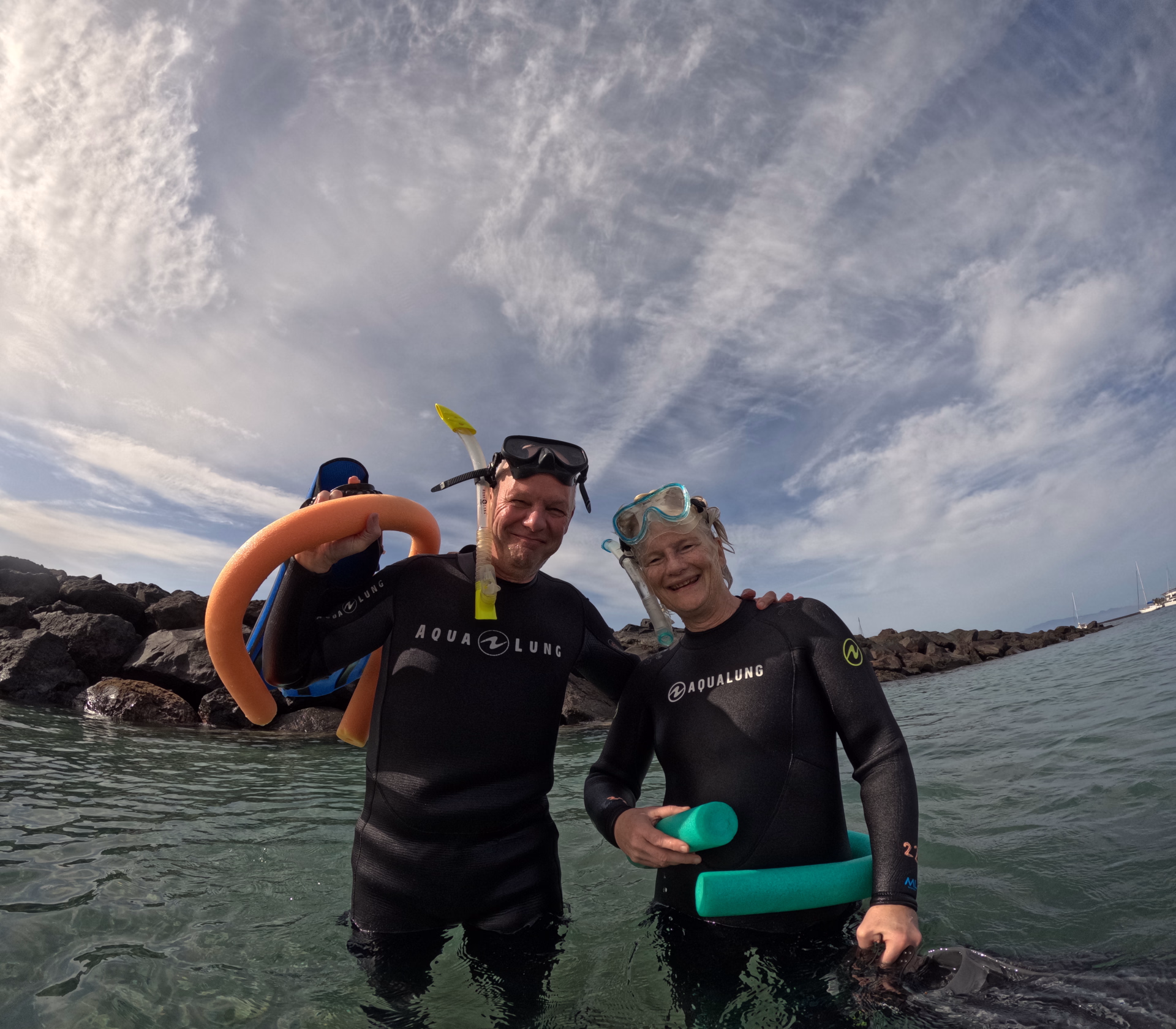 Première aventure sous-marine en famille à Tenerife