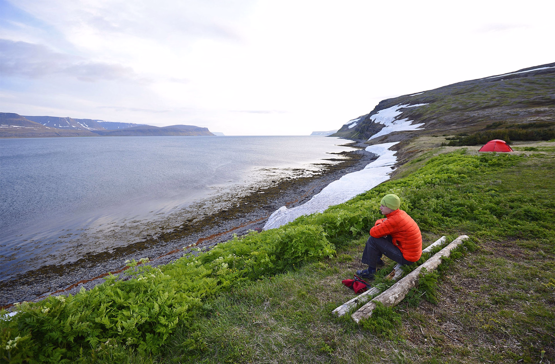 Pagayer en pleine nature en Kayak de mer à Hornstrandir
