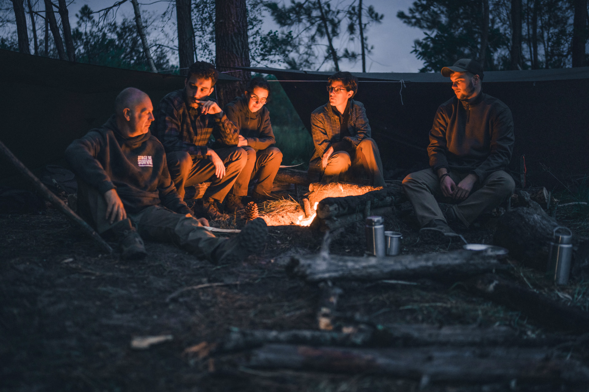 ⛺️ Bivouac/tente - Jours 1 à 3