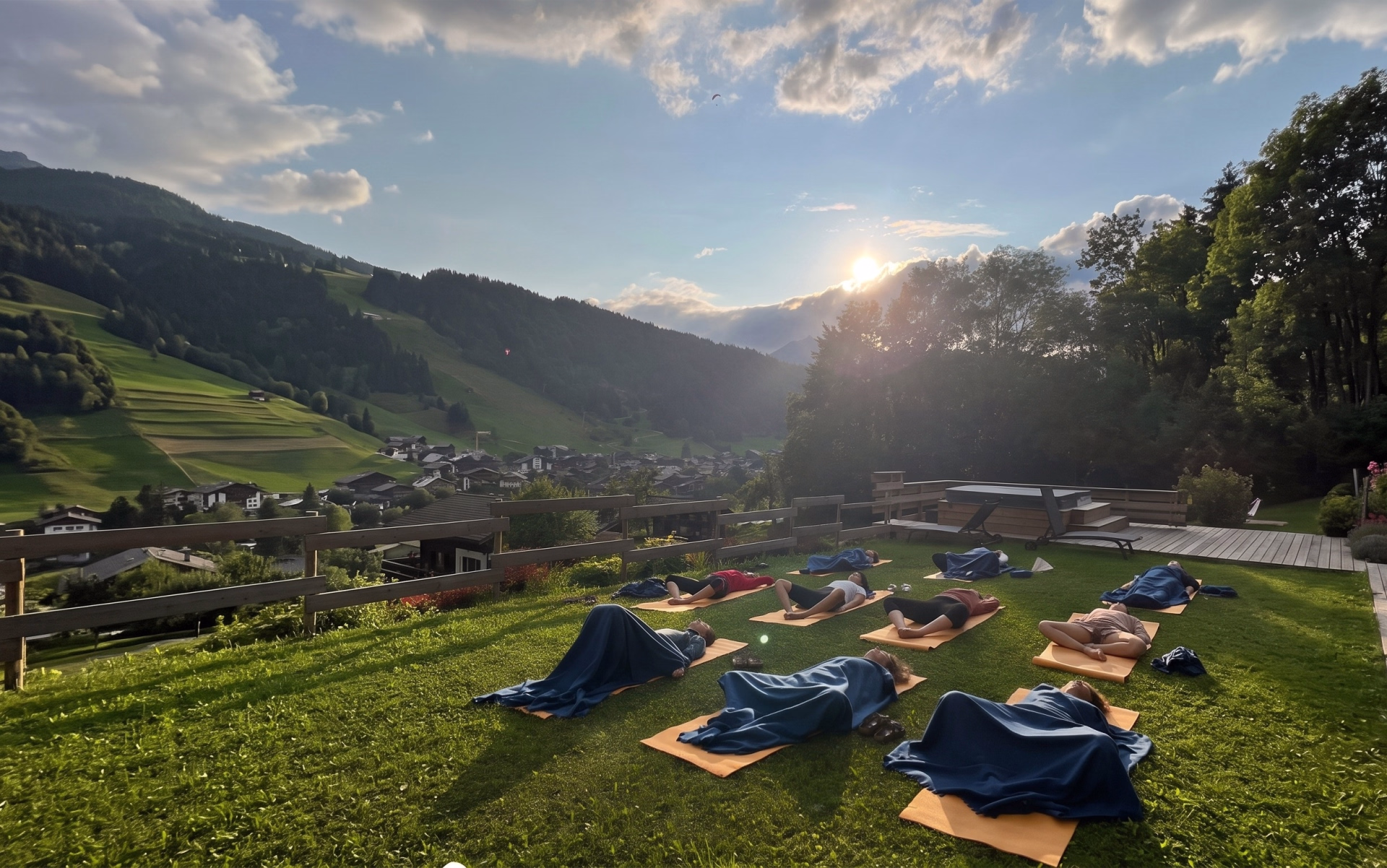 6 jours de yoga, rando & spa en Haute-Savoie