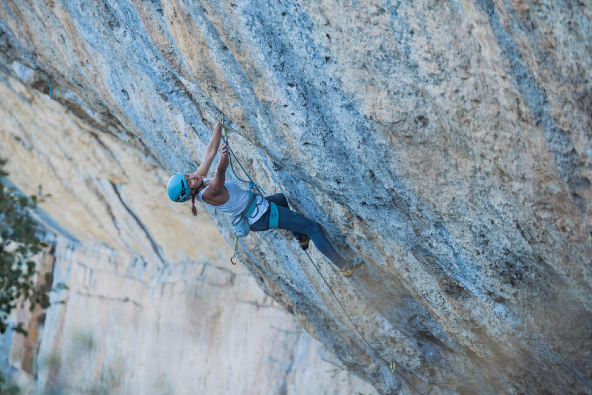 escalade en falaise