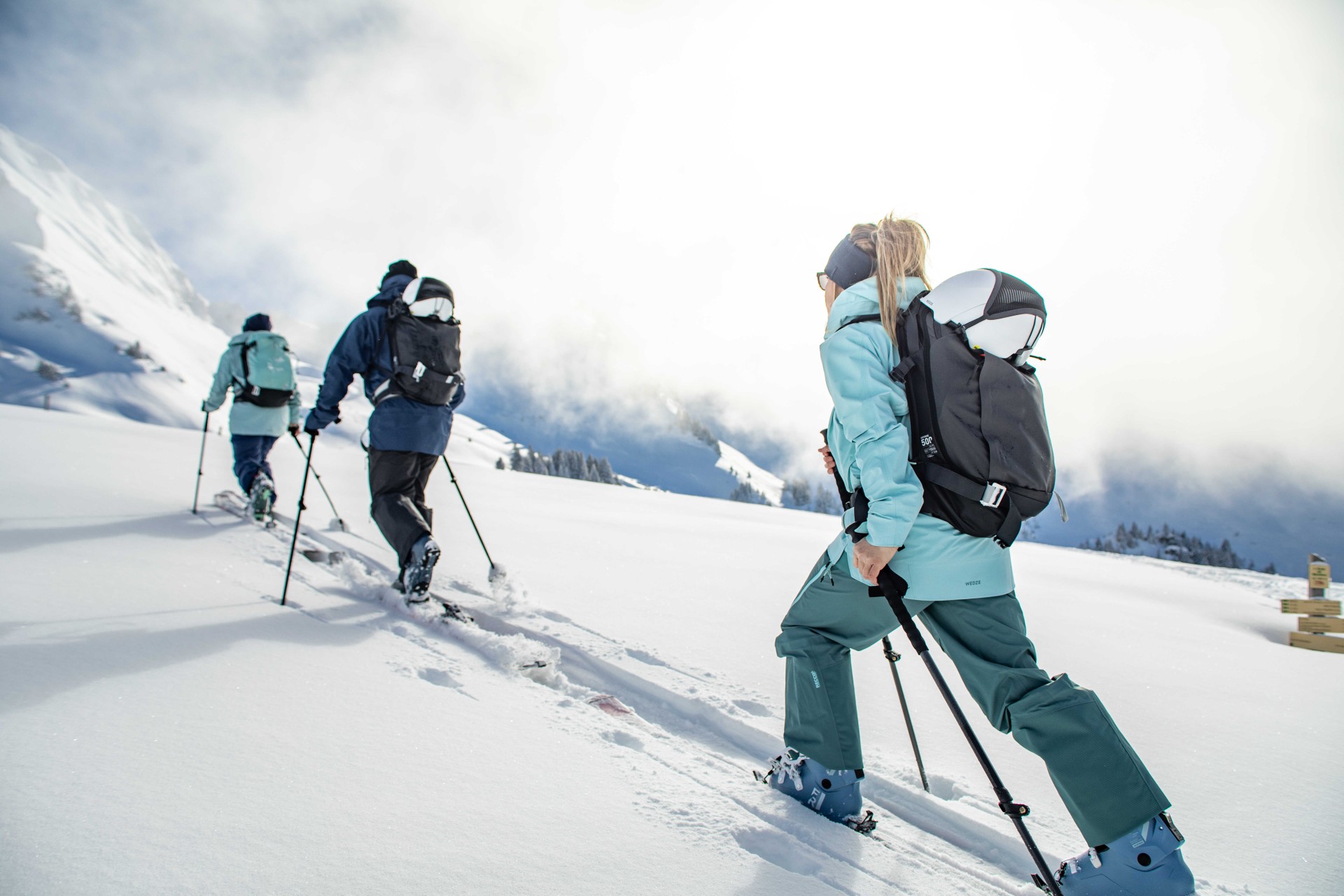 Crampons pour l'alpinisme et le ski de randonnée - Europe – Blue
