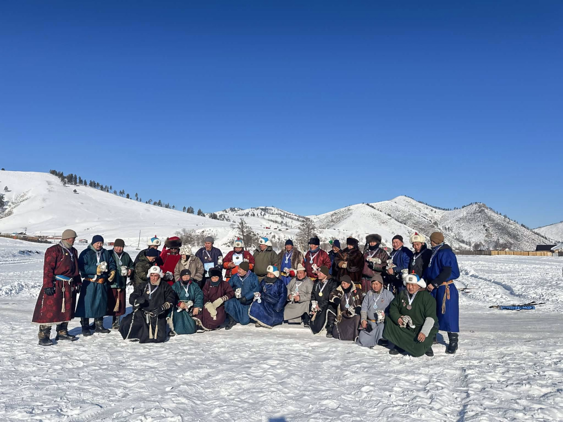 Aventure nordique festival de sport d'hiver en Mongolie