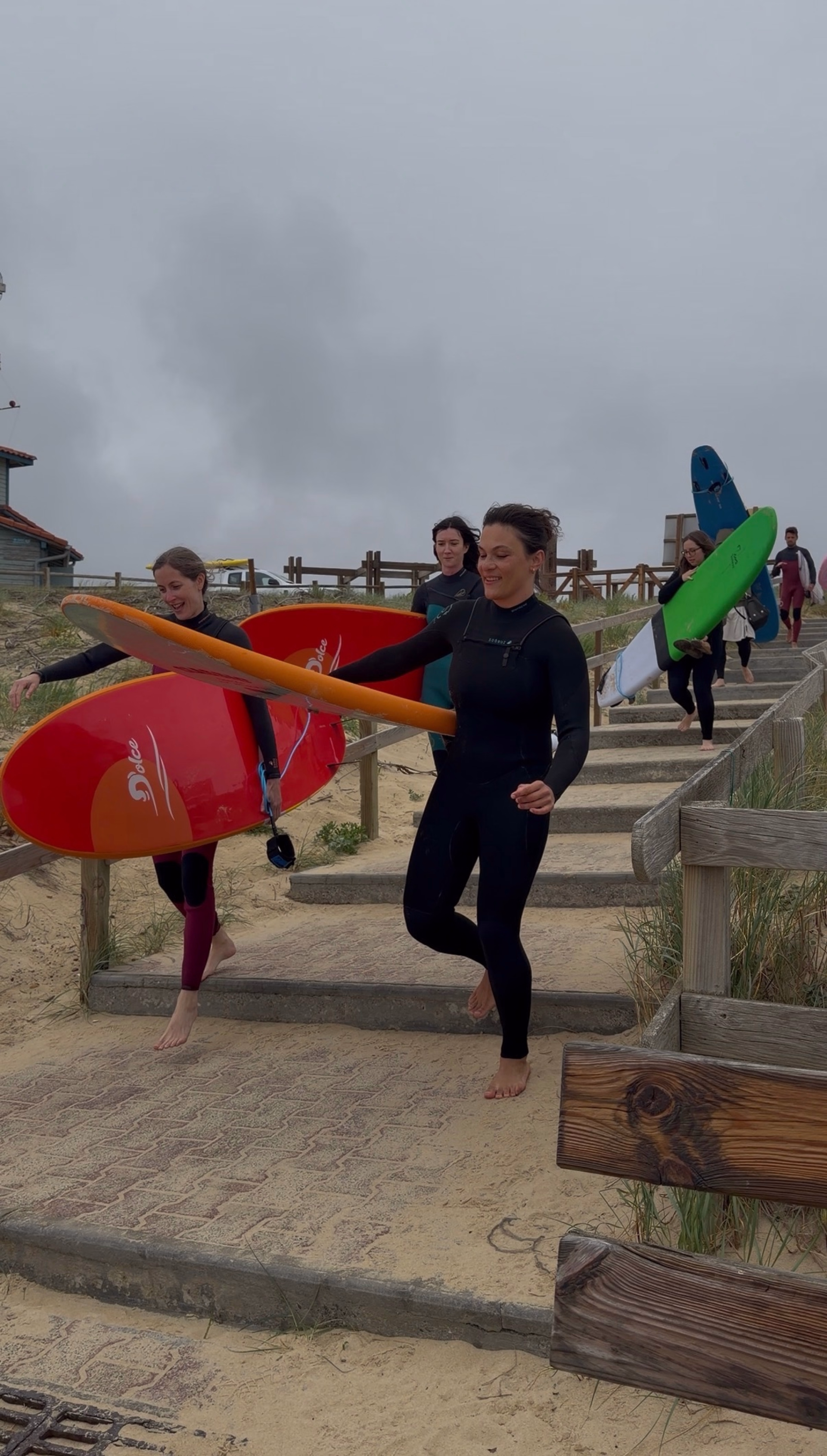 Surf et fatbike dans les Landes entre océan et pin