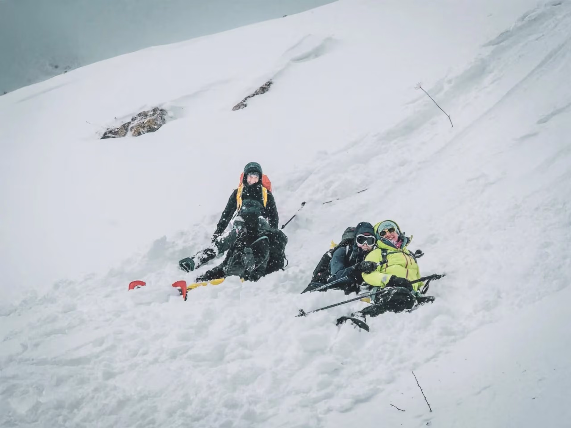 Séjour raquettes dans les Ecrins, face à la Meije