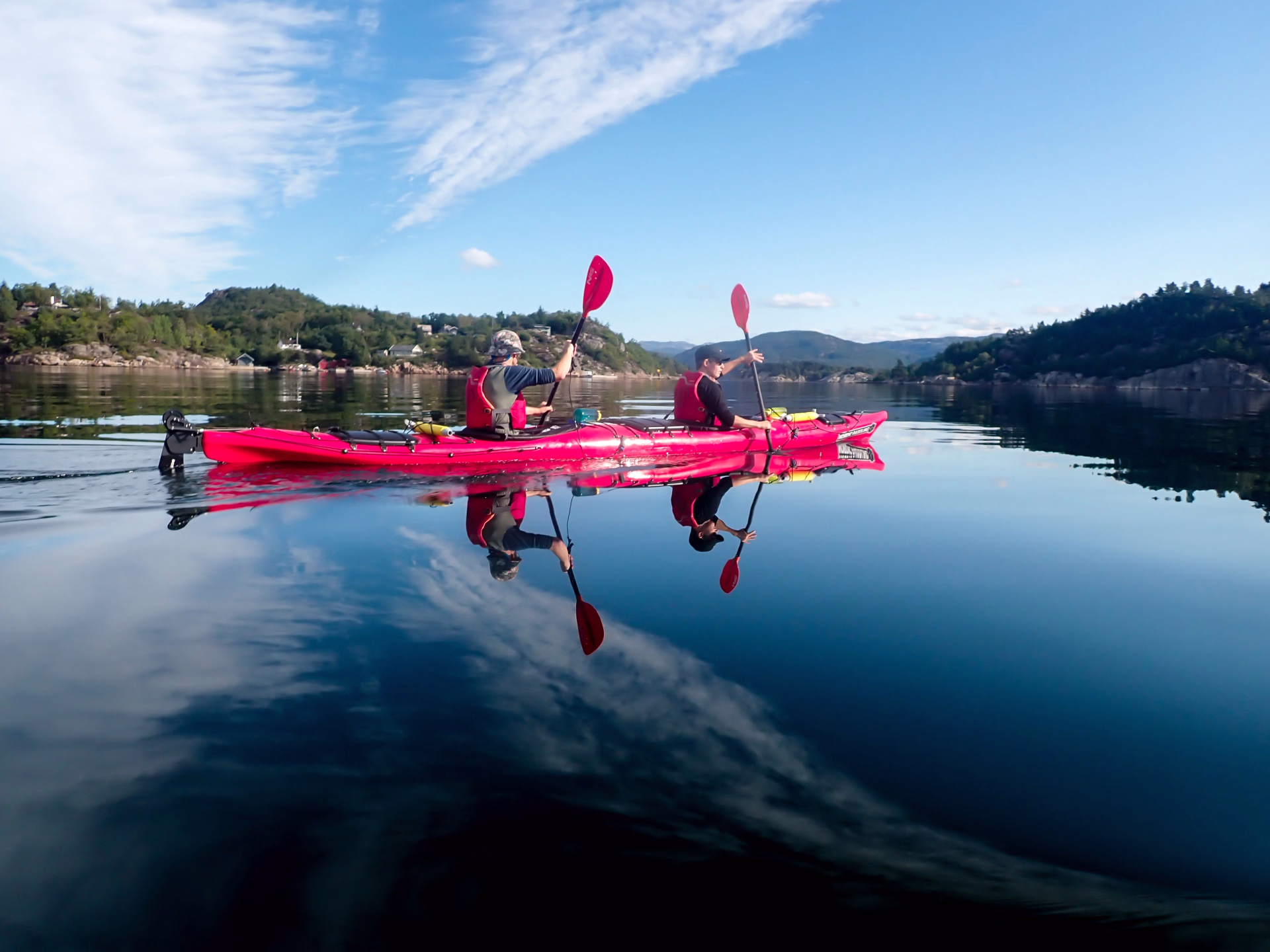 Randonnée, kayak et camping dans les fjords norvégiens