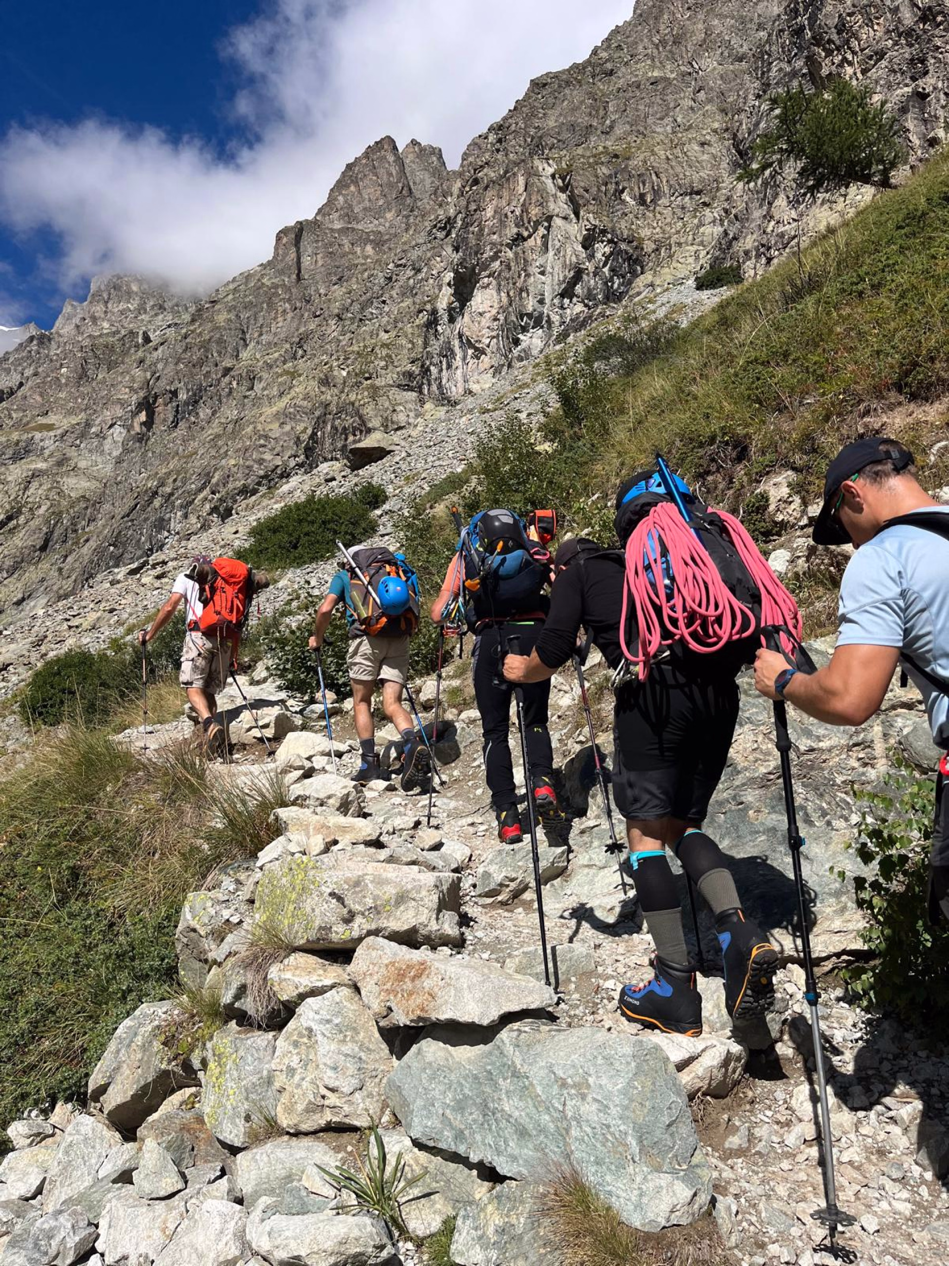 Découverte de l'alpinisme dans le massif des Ecrins