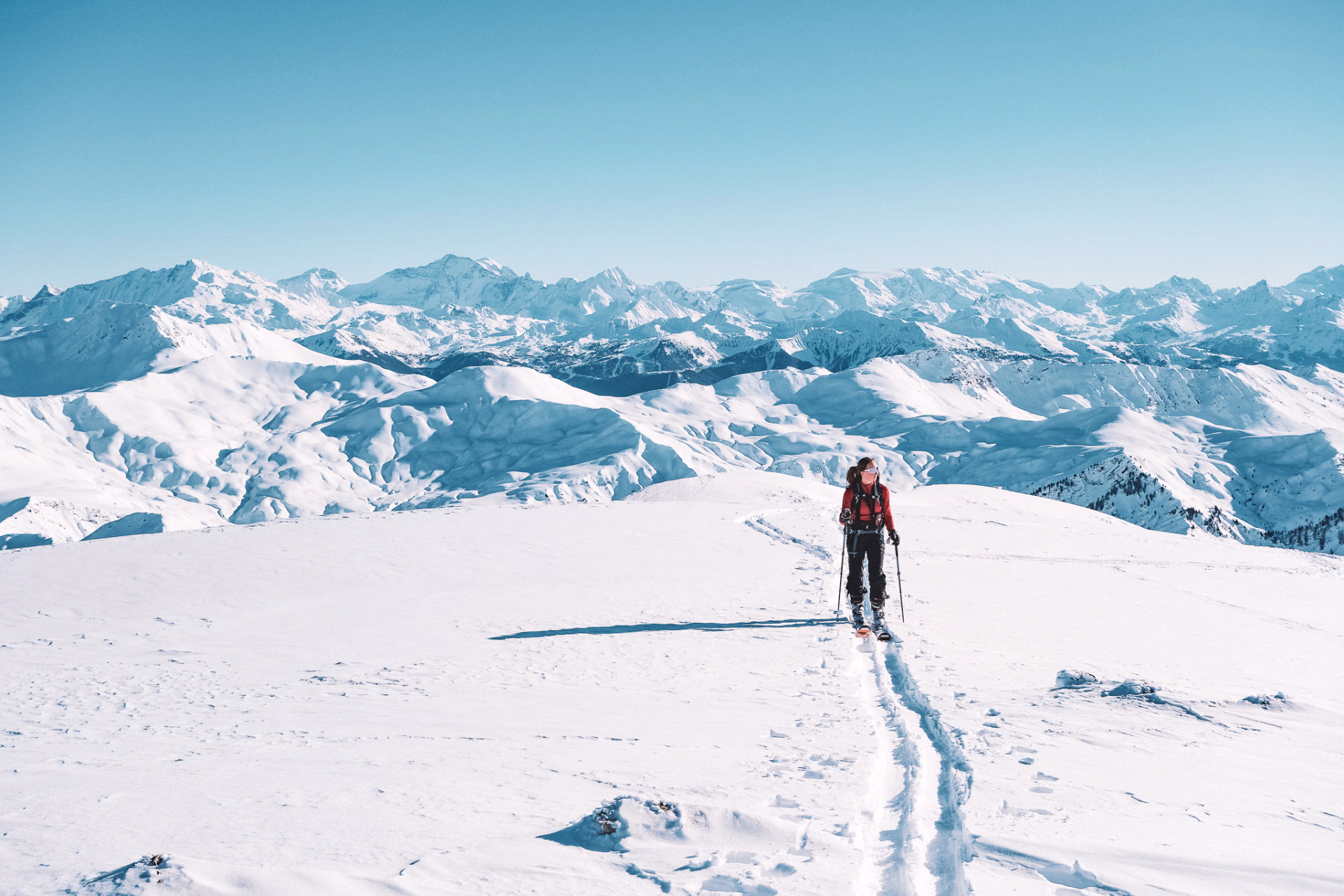 Photo de ski de randonnée