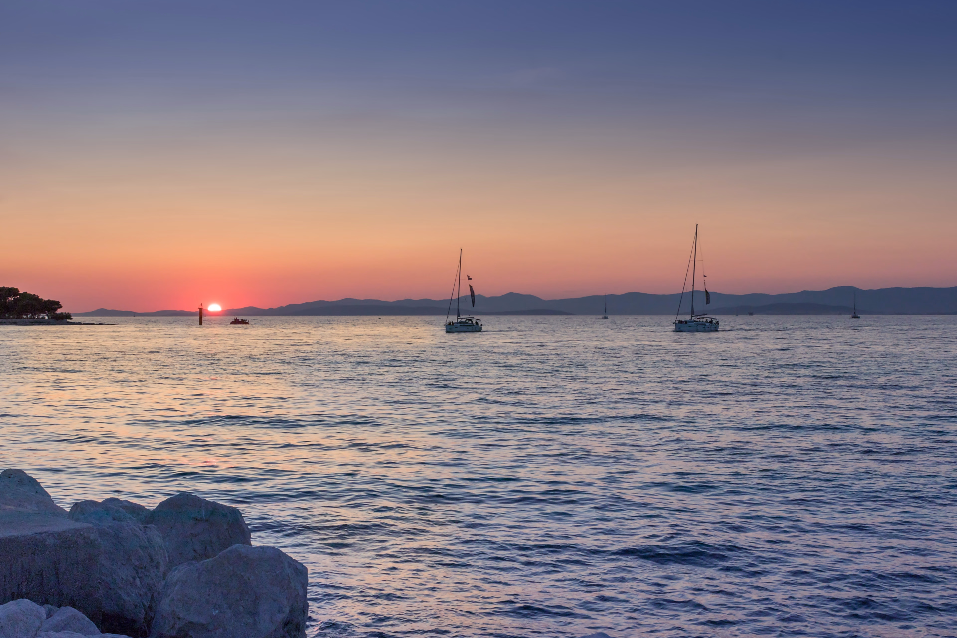 🚢 Bateau de croisière à voile - Jours 1 à 7