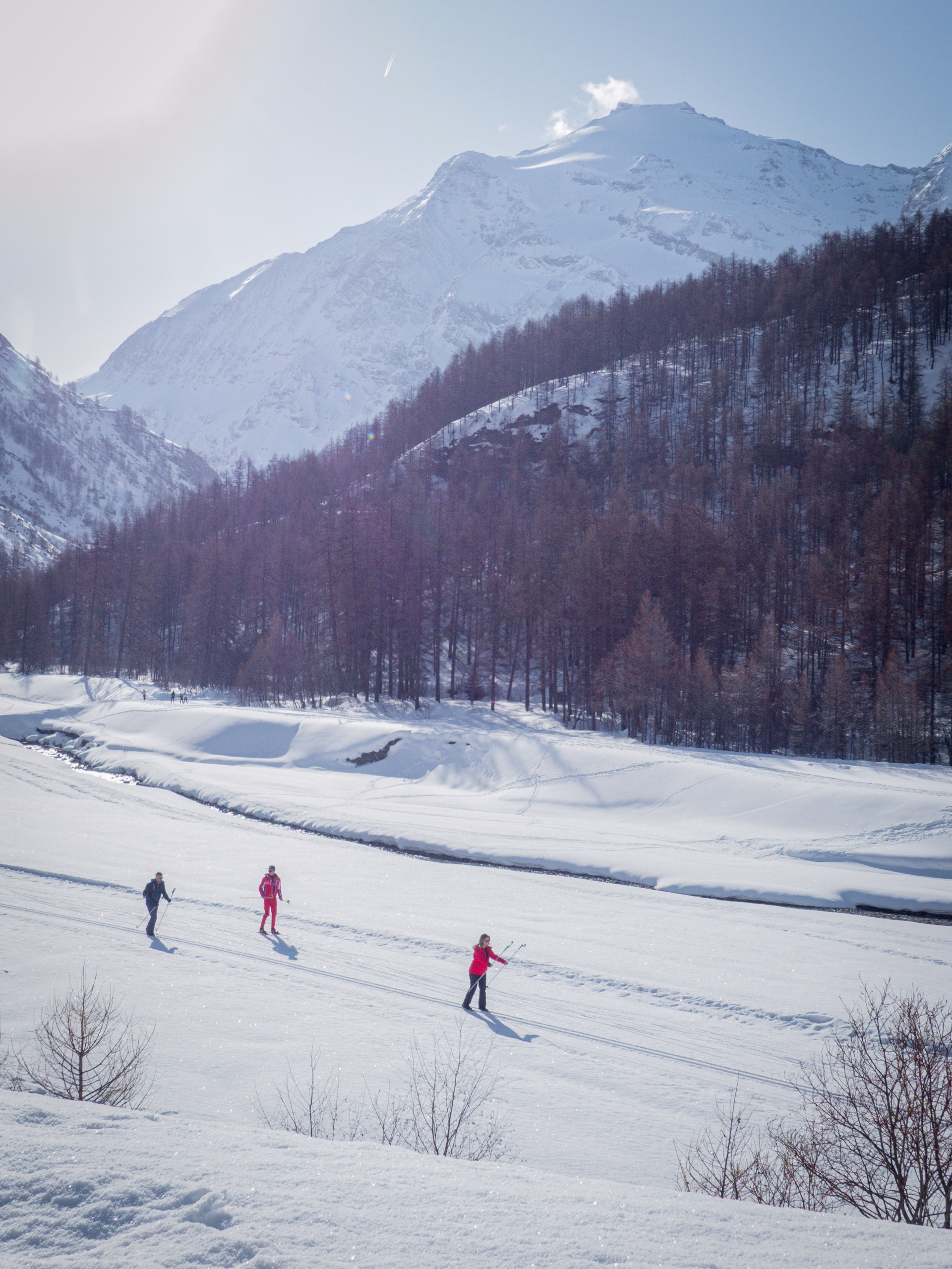 Initiation ski de fond classic à Bessans