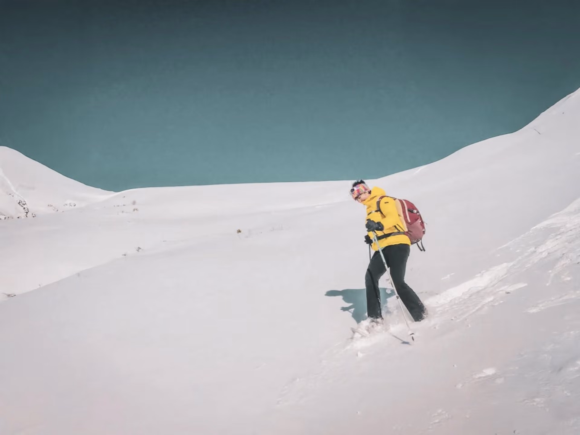 Séjour raquettes dans les Ecrins, face à la Meije