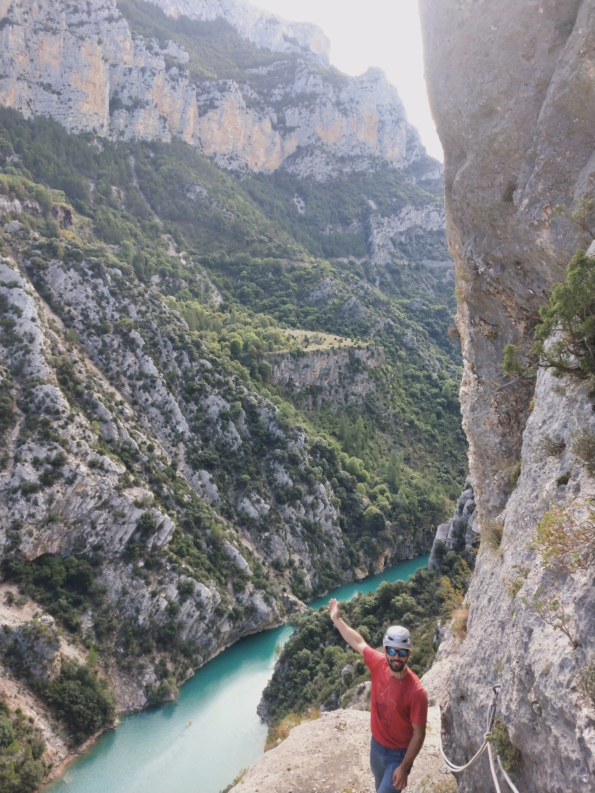 Traversée Bikekraft dans les Basses Gorges du Verdon
