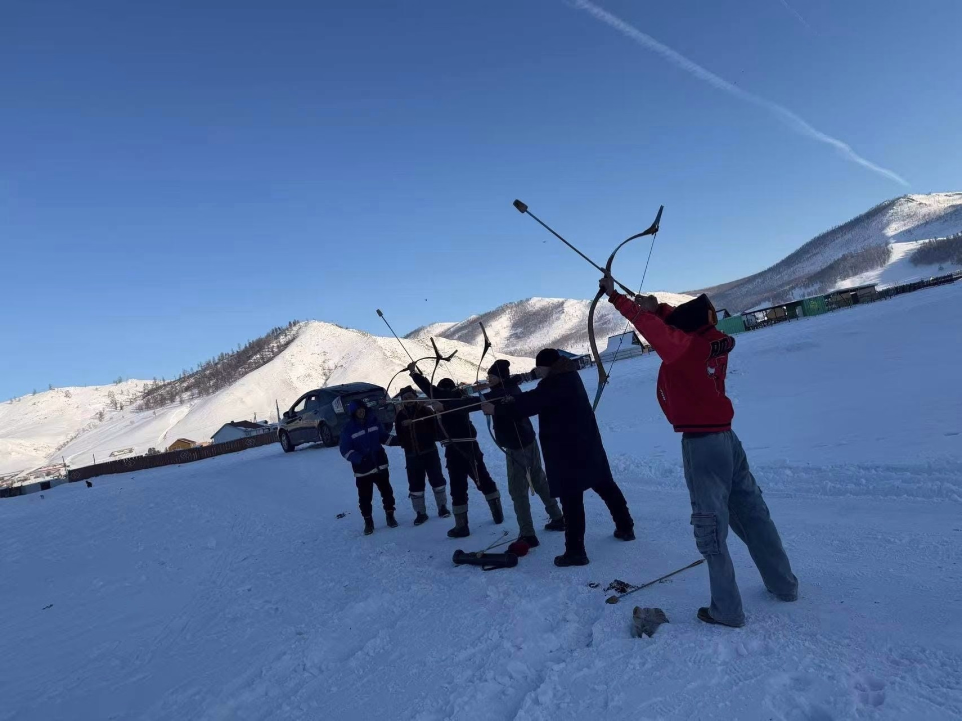 Aventure nordique festival de sport d'hiver en Mongolie