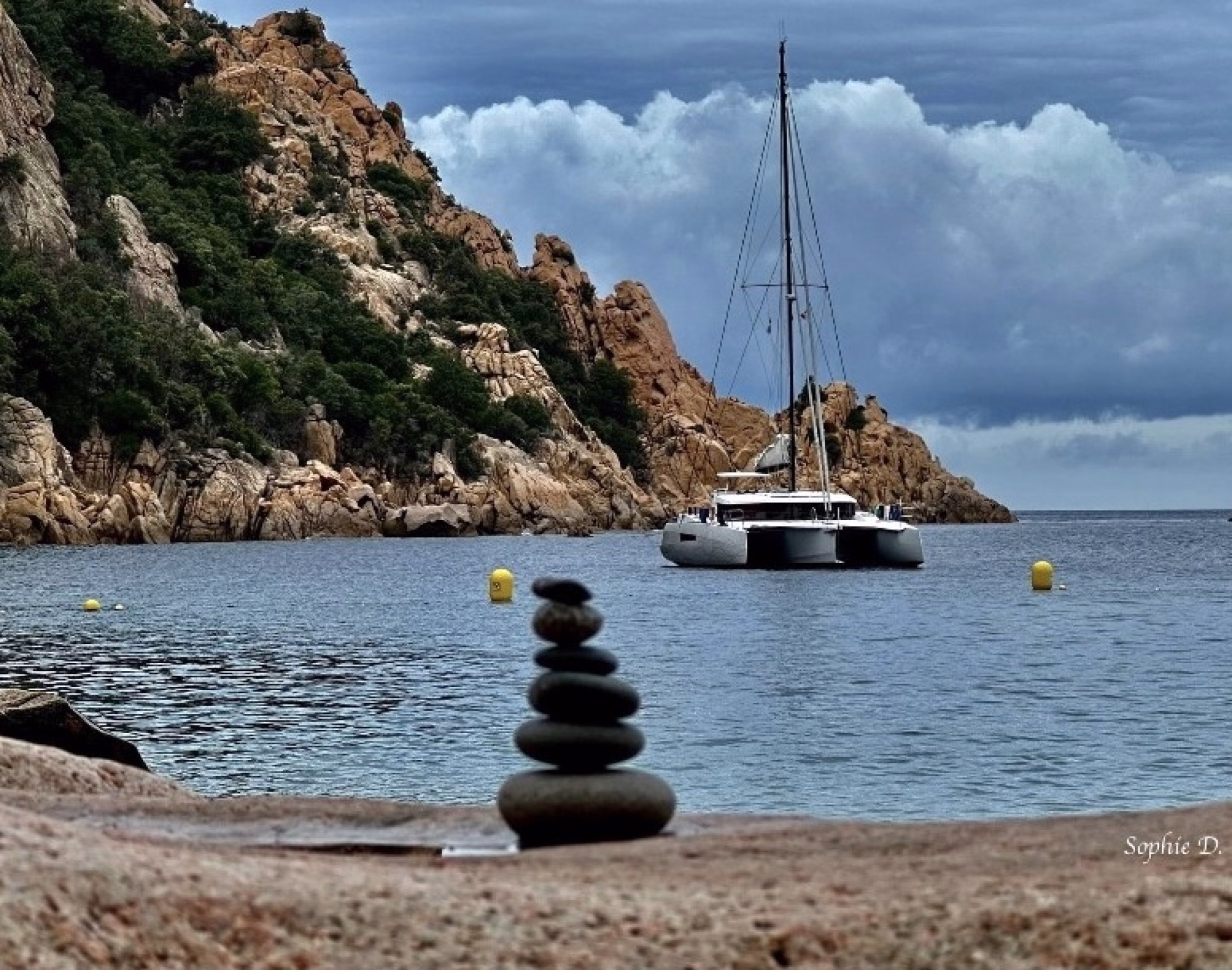 Stage voile à bord du trimaran de Yannick Bestaven en Corse