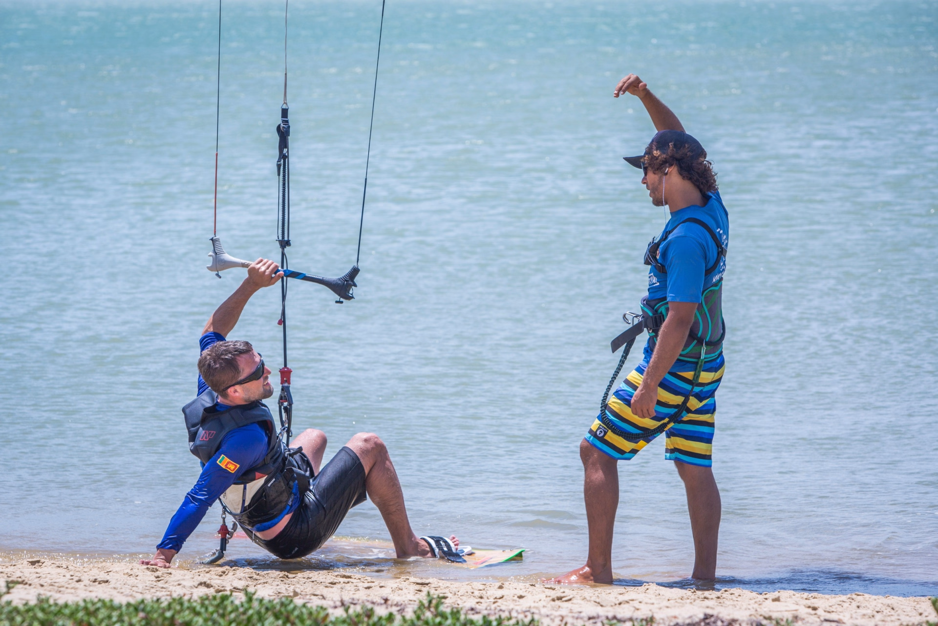 Initiation au kitesurf à Kalpitiya