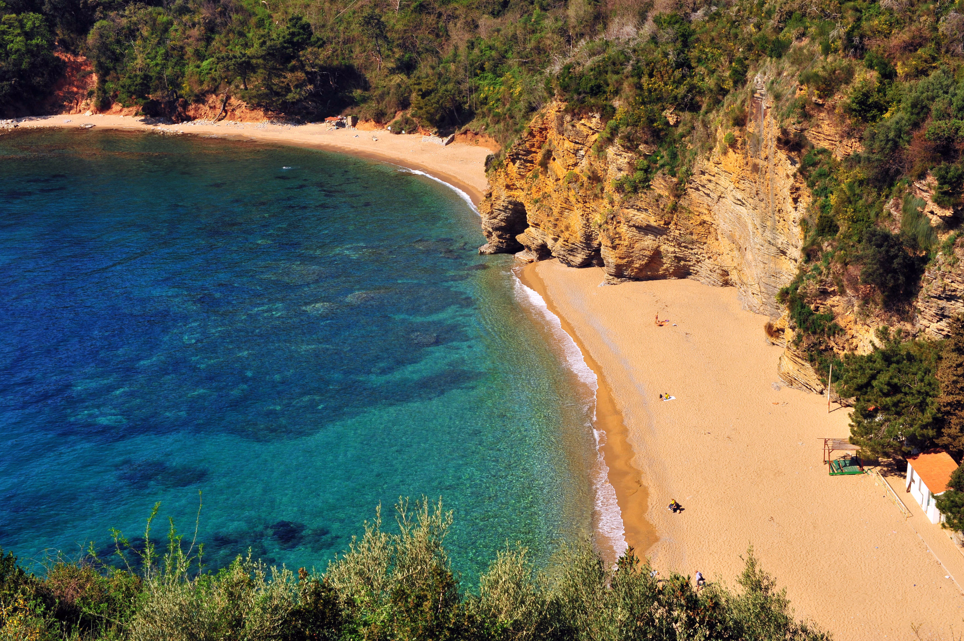 Budvanska sur les côtes de la mer adriatique