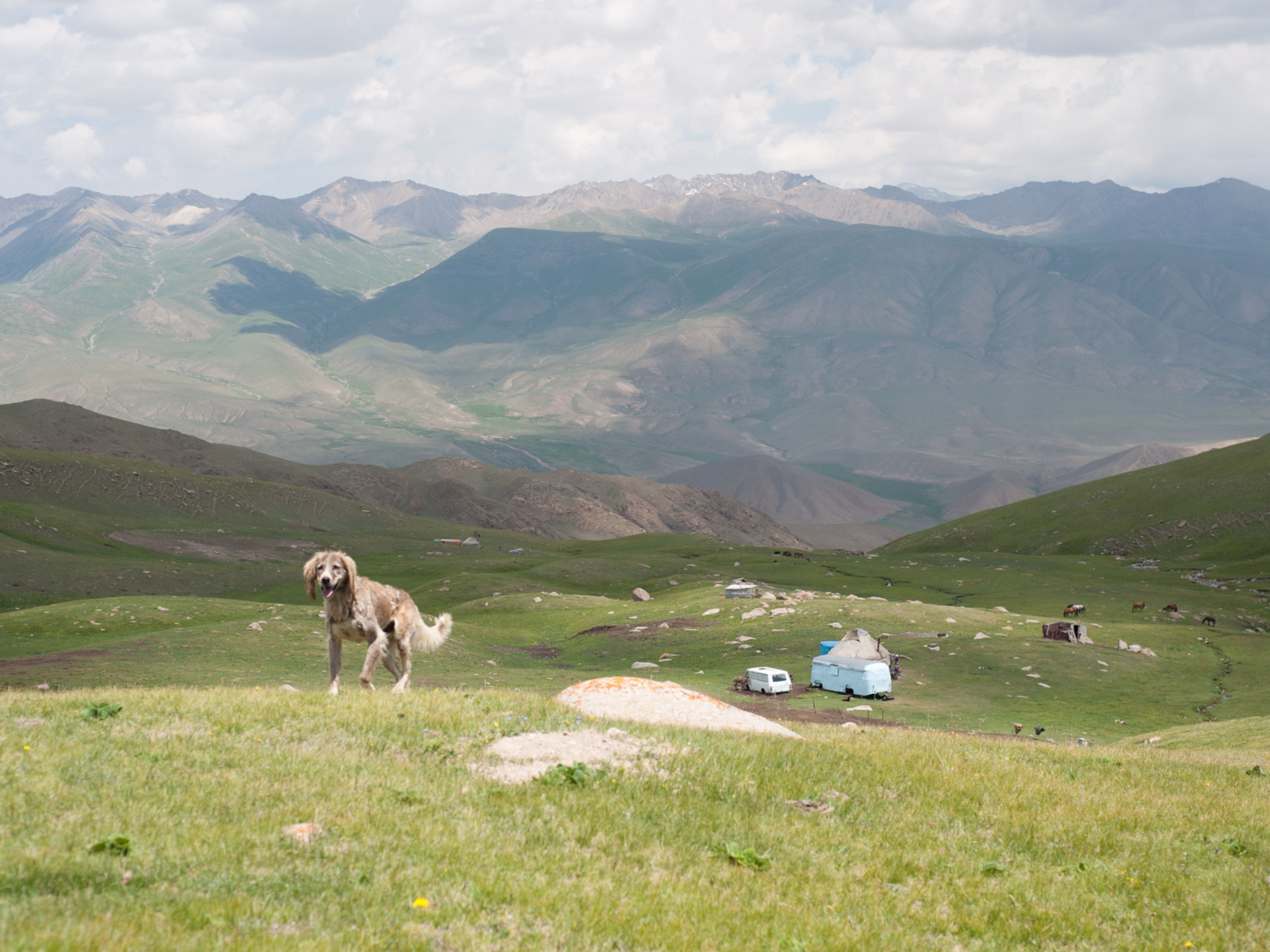 Randonnée équestre en Kirghizie