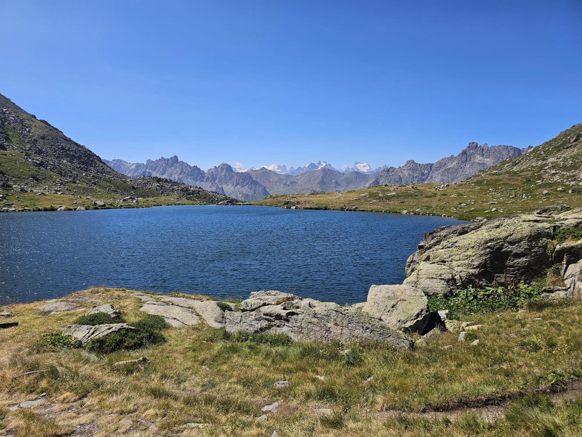 Photo randonnée dans les Alpes