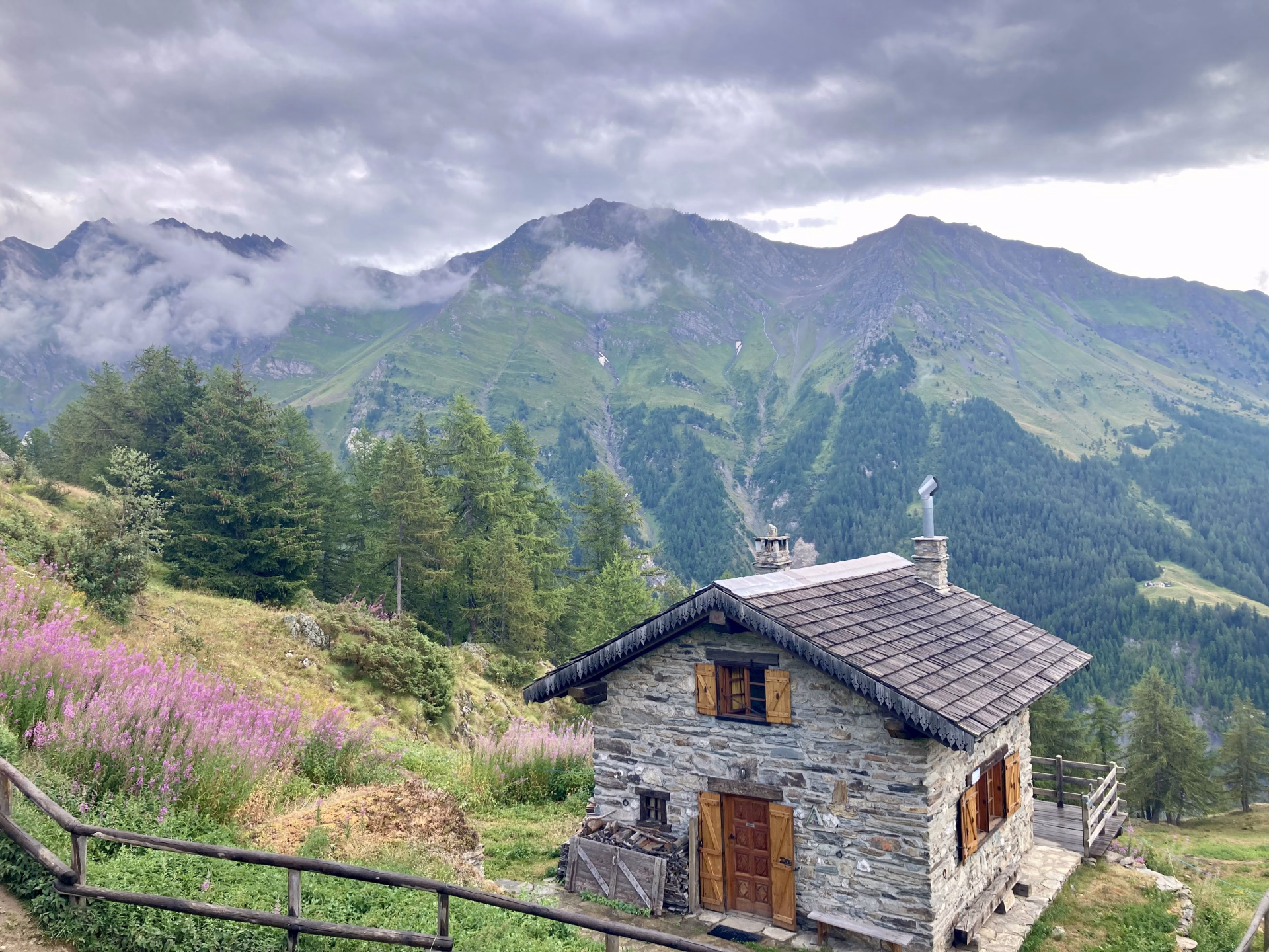 Photo paysage dans les Alpes