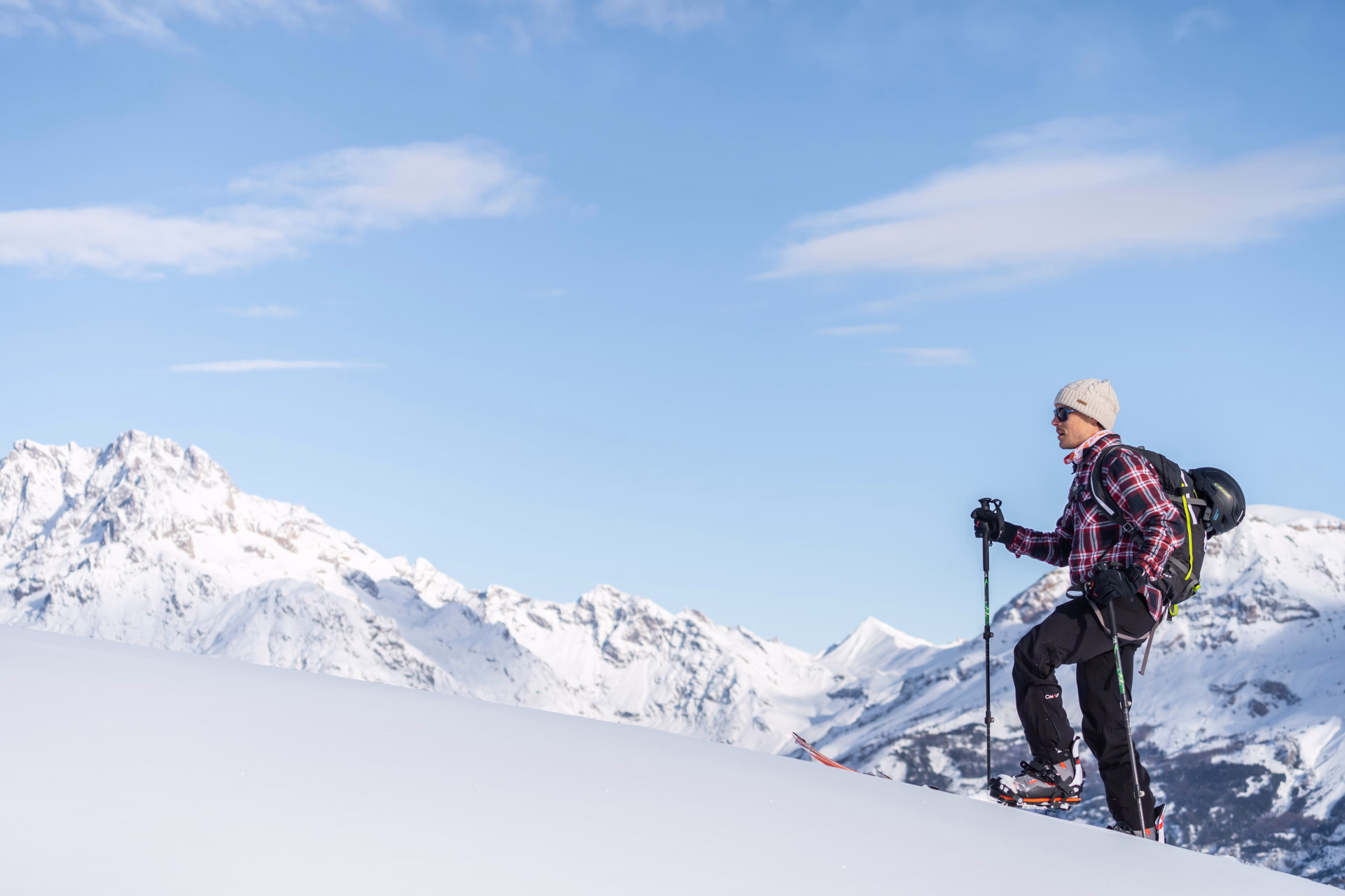 Ski de randonnée en liberté et en étoile dans le massif des Écrins