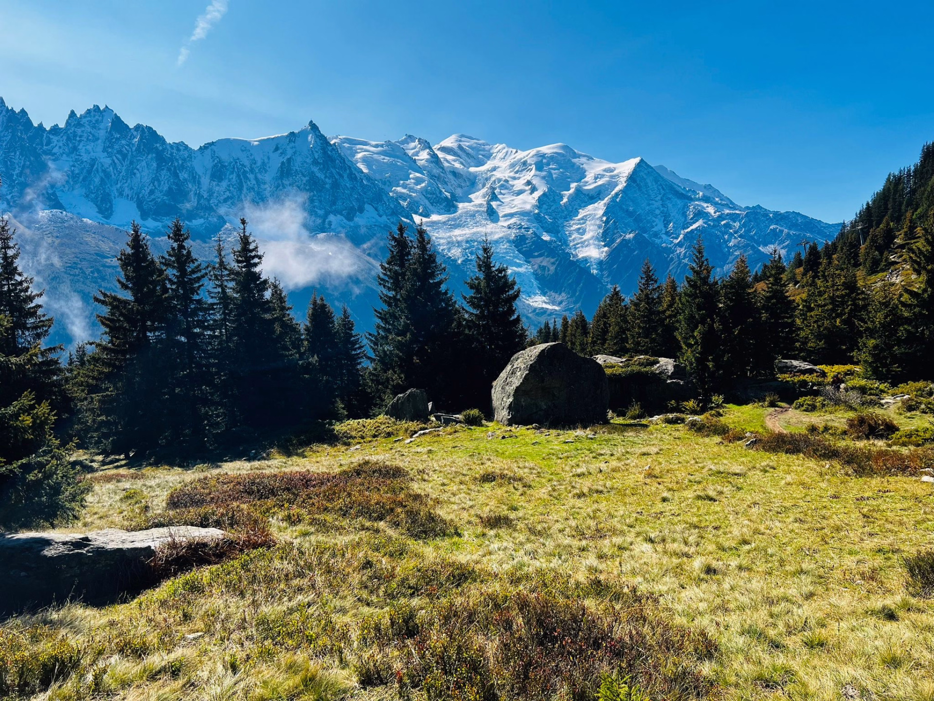 Stage trail à Chamonix