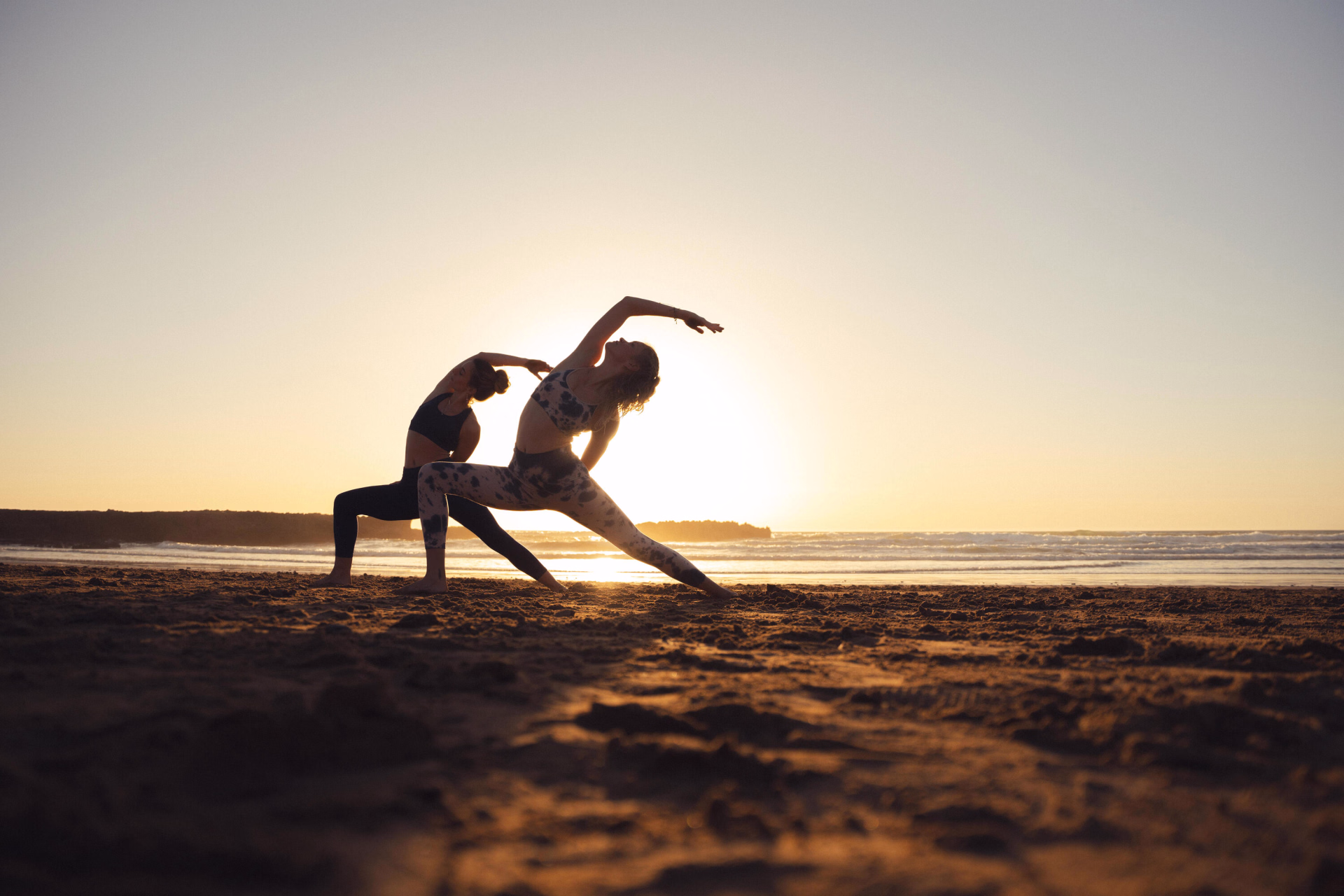 Yoga en  Corse sur la plage