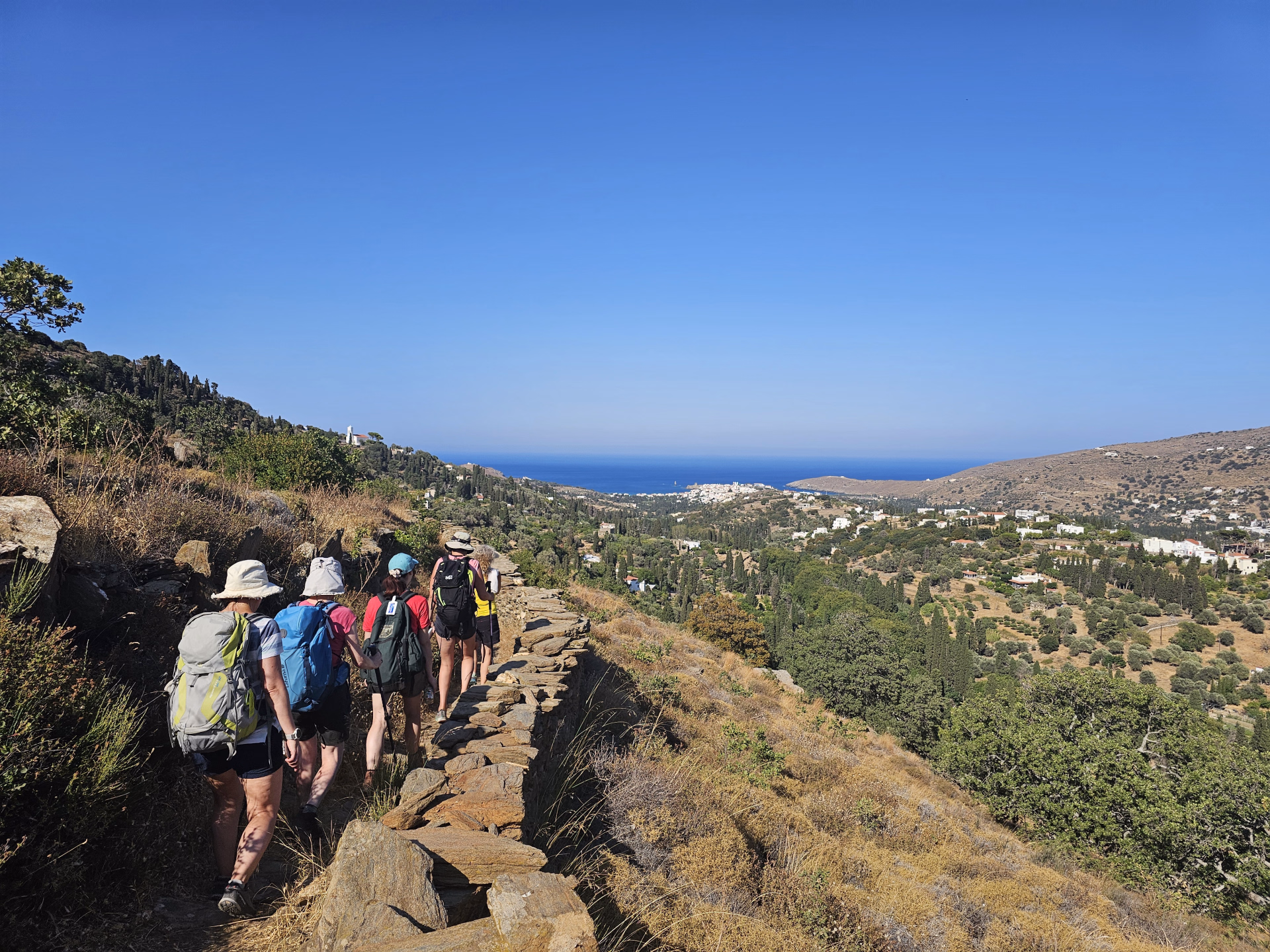 Photo randonnée en Grèce