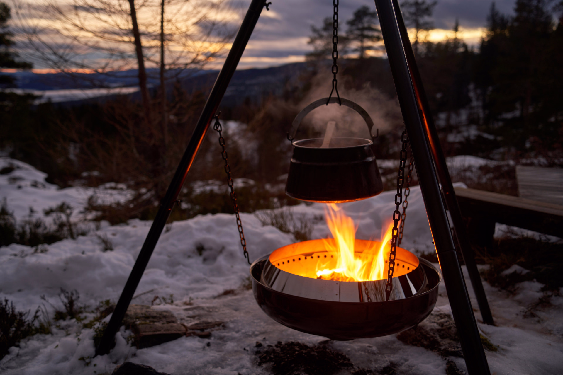 Le sud de la Norvège en hiver
