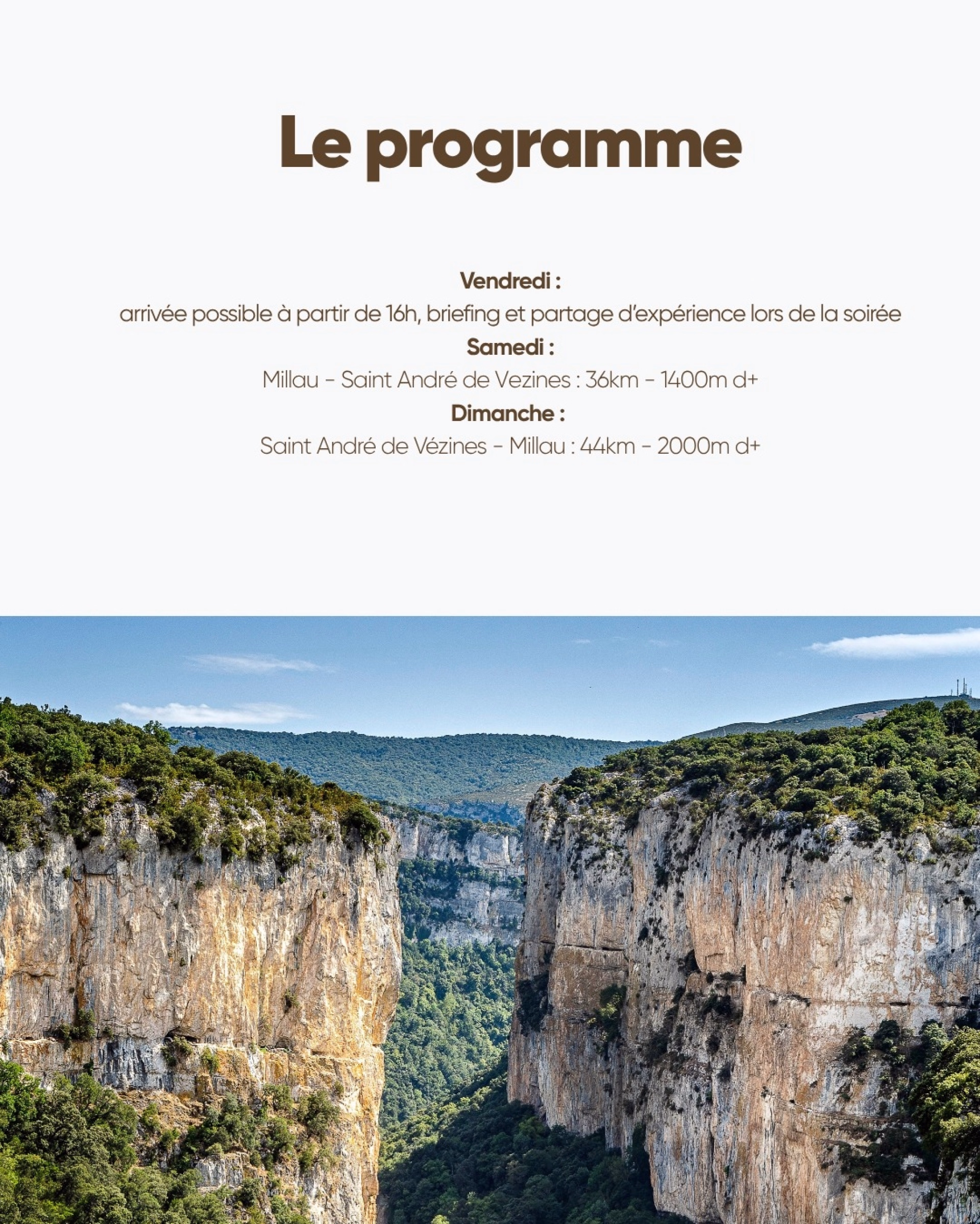 Week-end trail : reconnaissance du parcours des Templiers à Millau