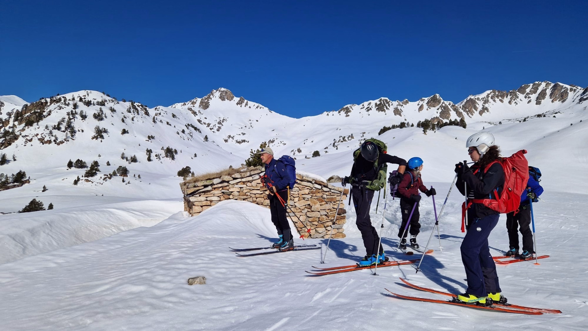 Ski de rando dans la réserve du Néouvielle