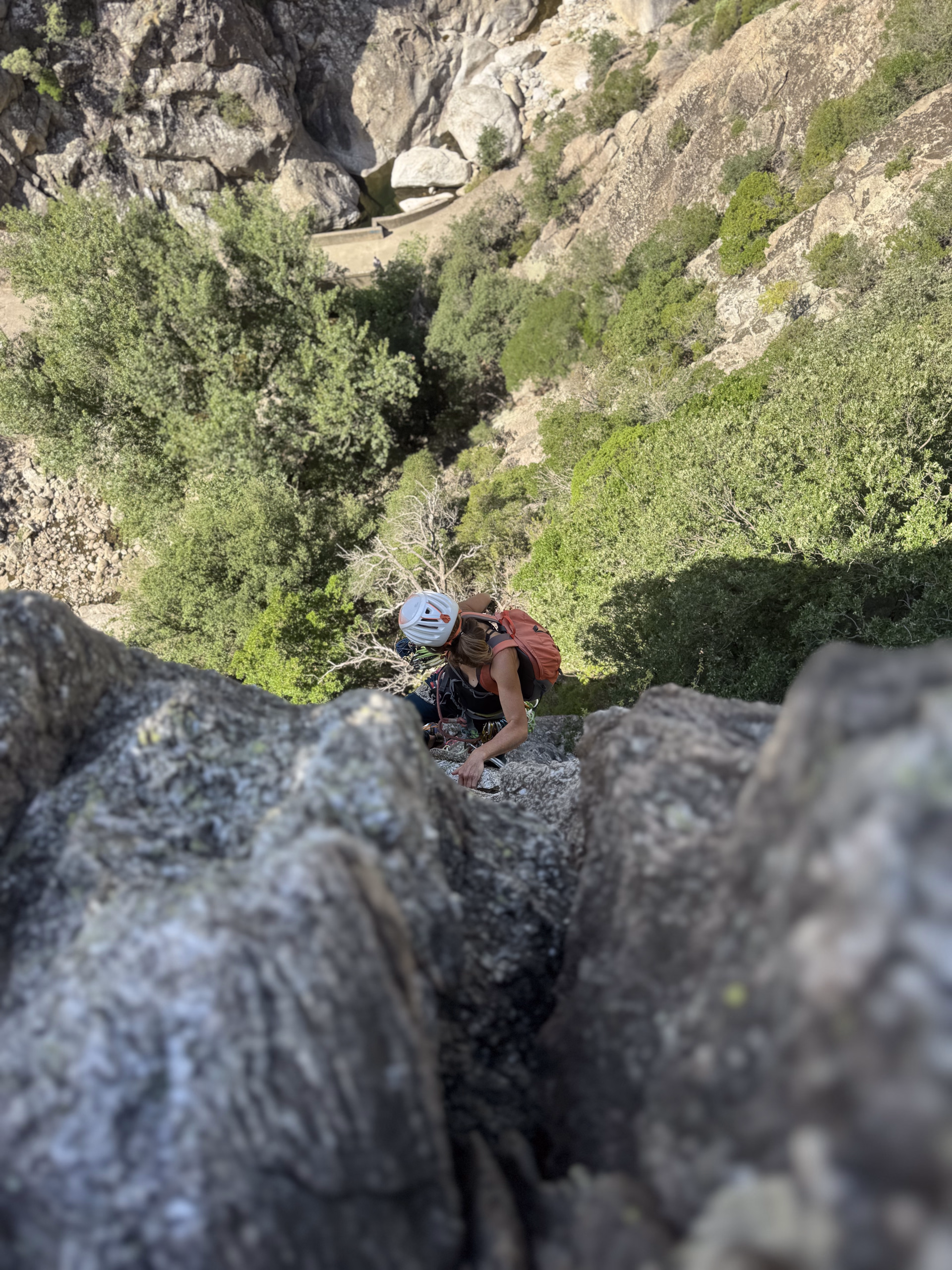 Escalade grande voie et terrain d’aventure dans le massif du Caroux