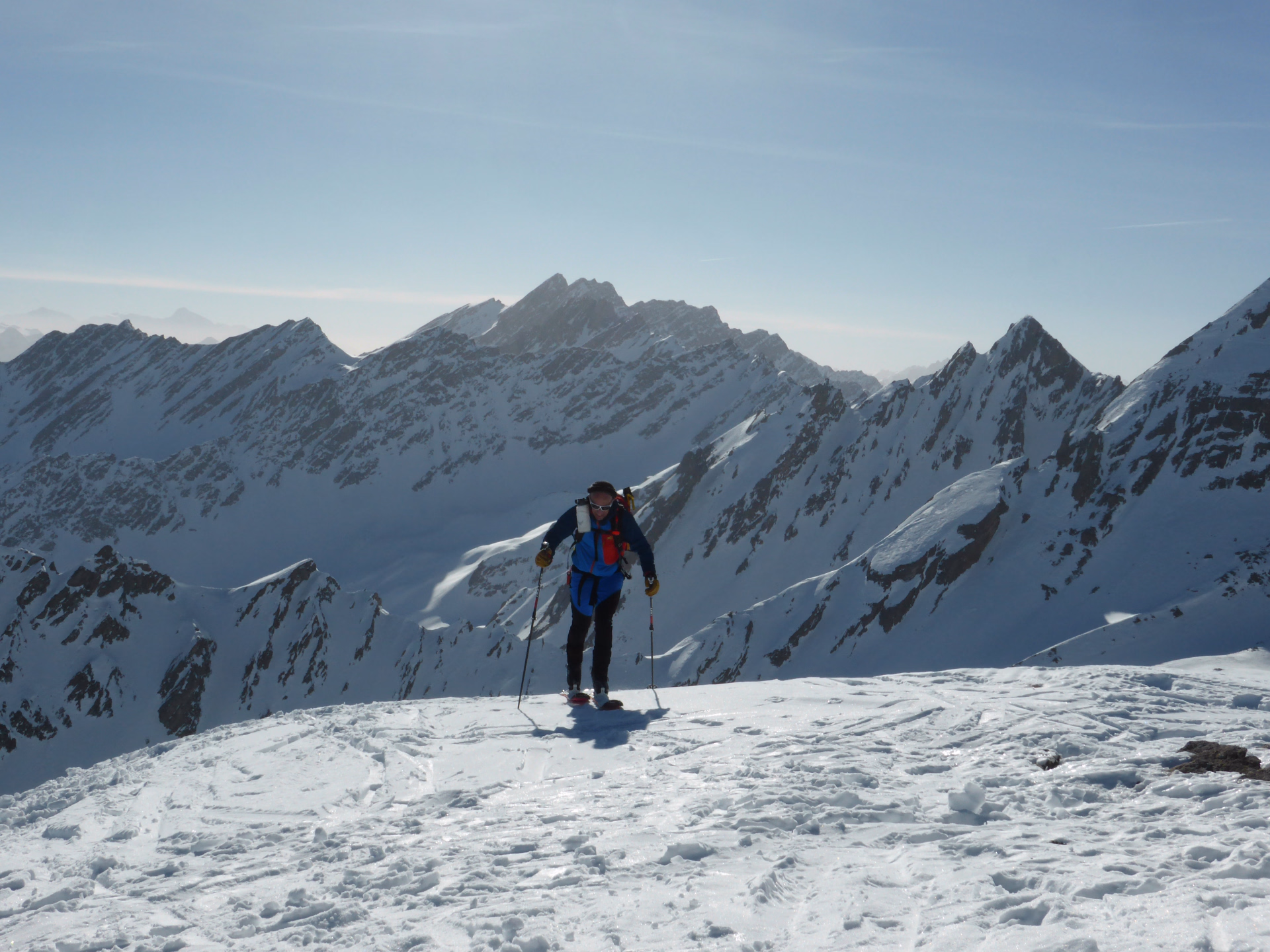 Week-end prolongé en ski de randonnée au Col du Grand-Saint-Bernard