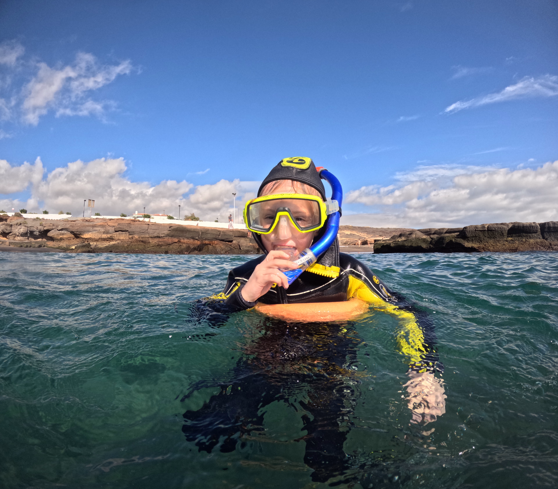 Première aventure sous-marine en famille à Tenerife