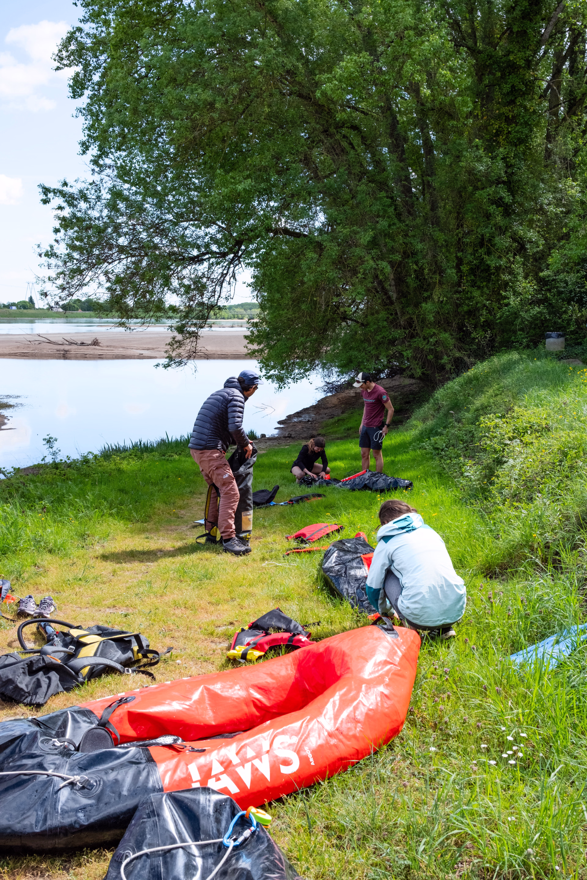 La Loire sauvage en packraft, entre eau et vignobles