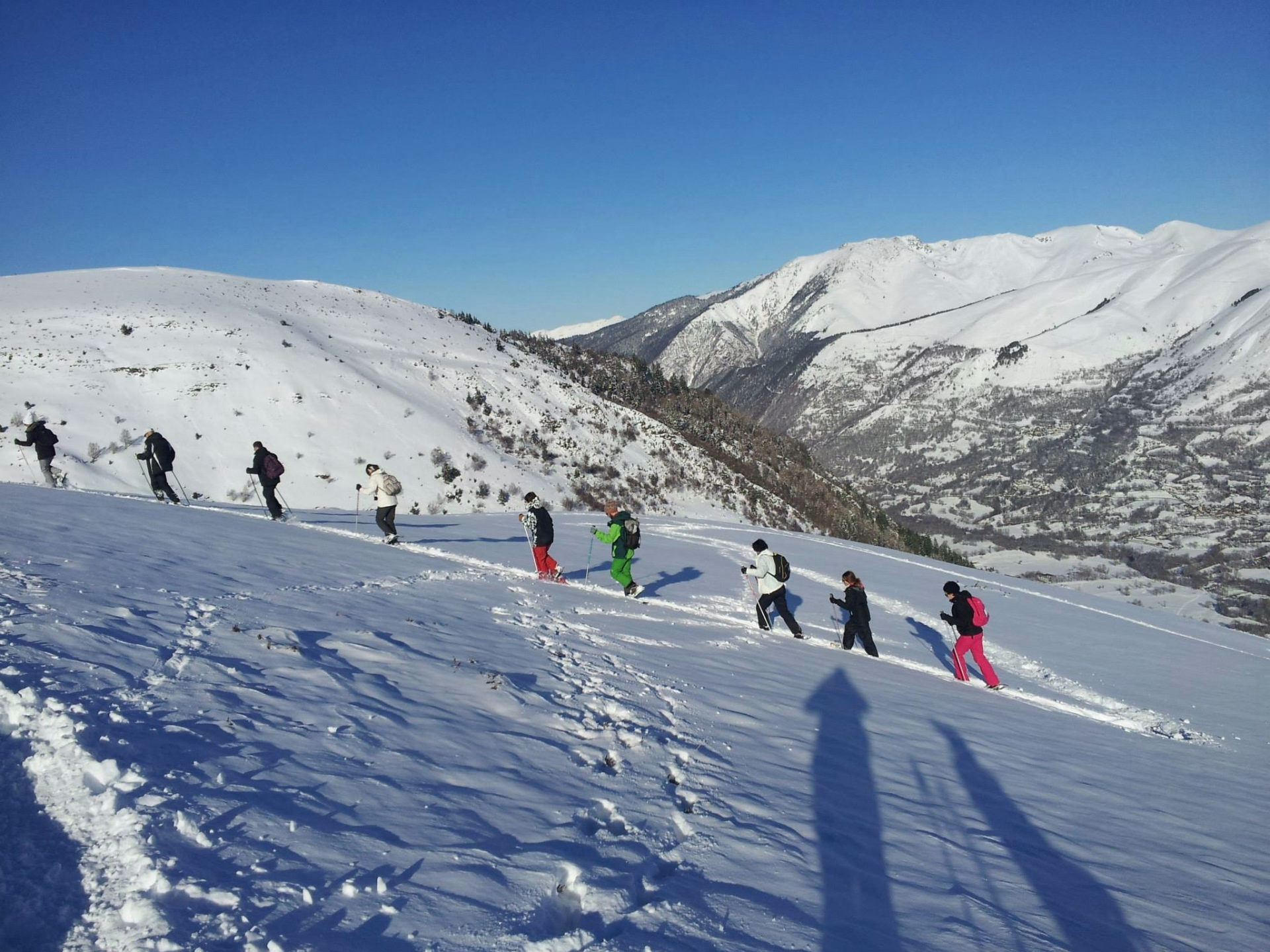 Week-end raquettes sur les sommets