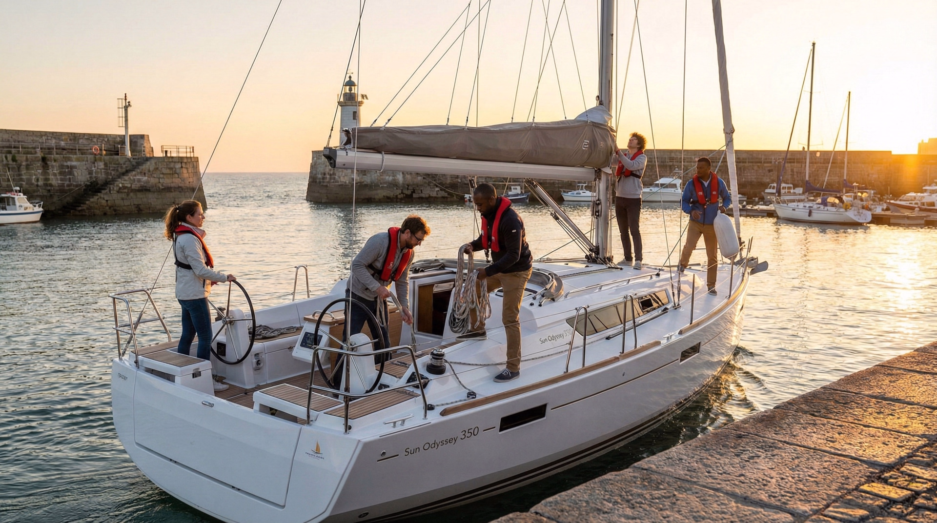 Les îles Hoëdic et Houat – Stage de voile habitable Niveau 2